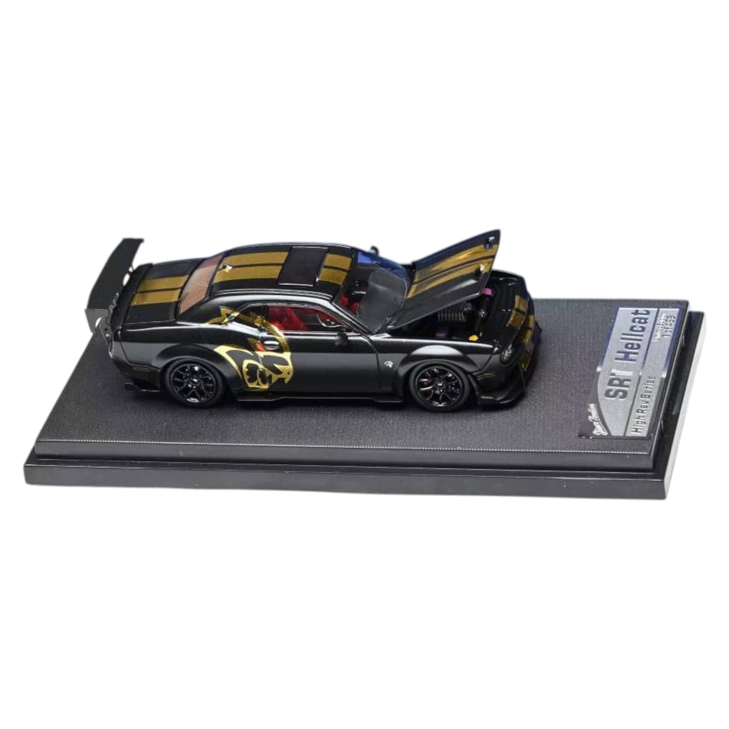 Stance Hunters - Pre-Order - Dodge Challenger SRT Hellcat, black-gold - SH64-HELL-BLKG