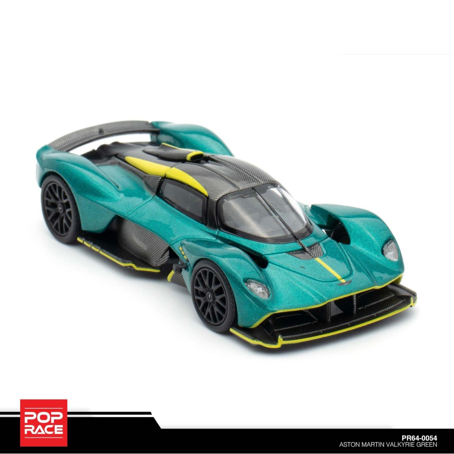 Pop Race - Aston Martin Valkyrie, viridian green - PR640054 - 1:64