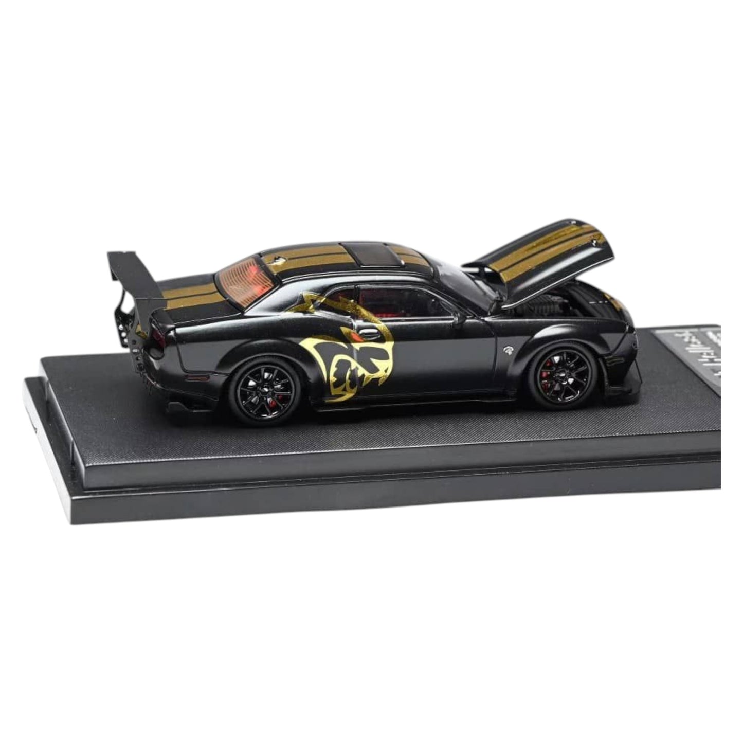 Stance Hunters - Pre-Order - Dodge Challenger SRT Hellcat, black-gold - SH64-HELL-BLKG