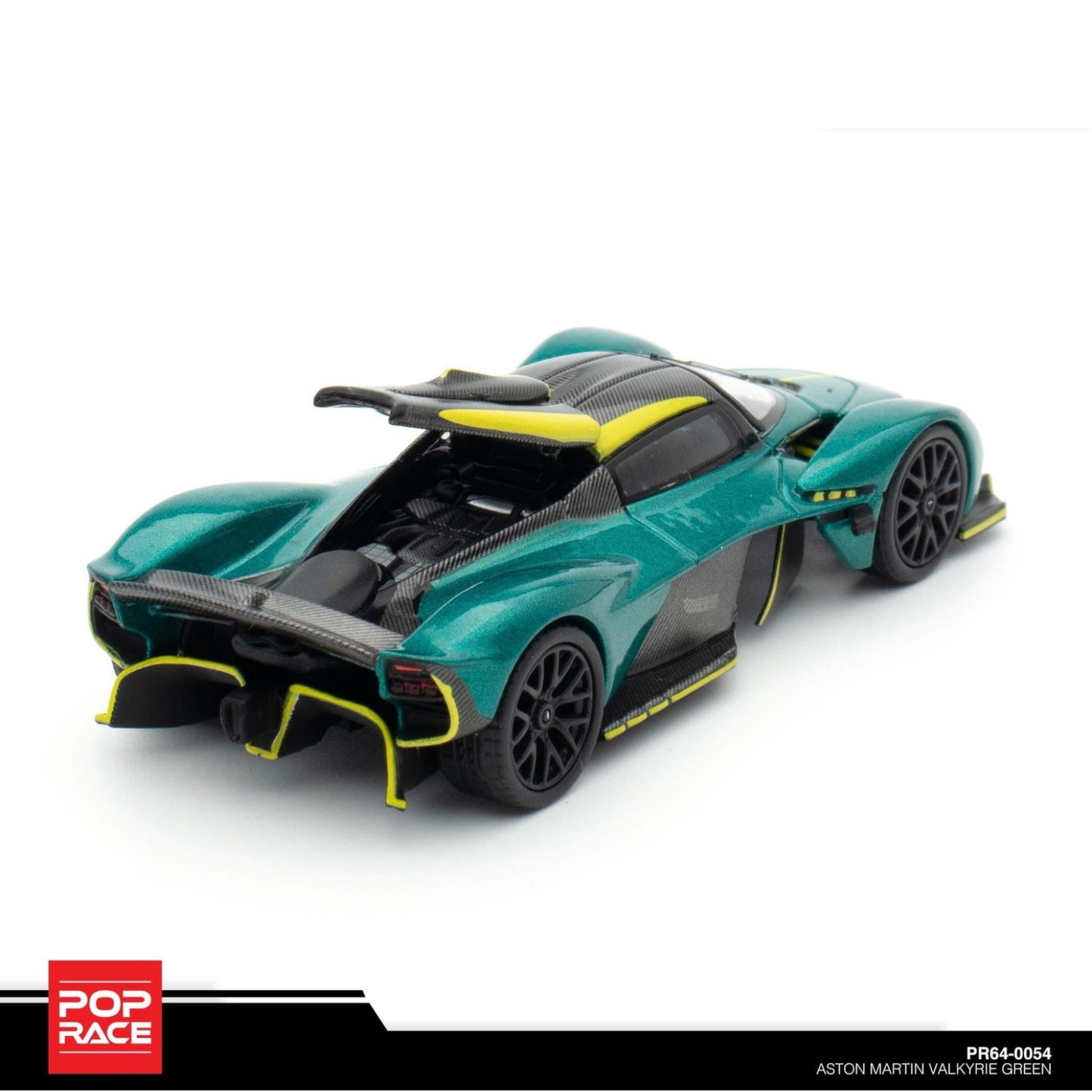 Pop Race - Aston Martin Valkyrie, viridian green - PR640054 - 1:64