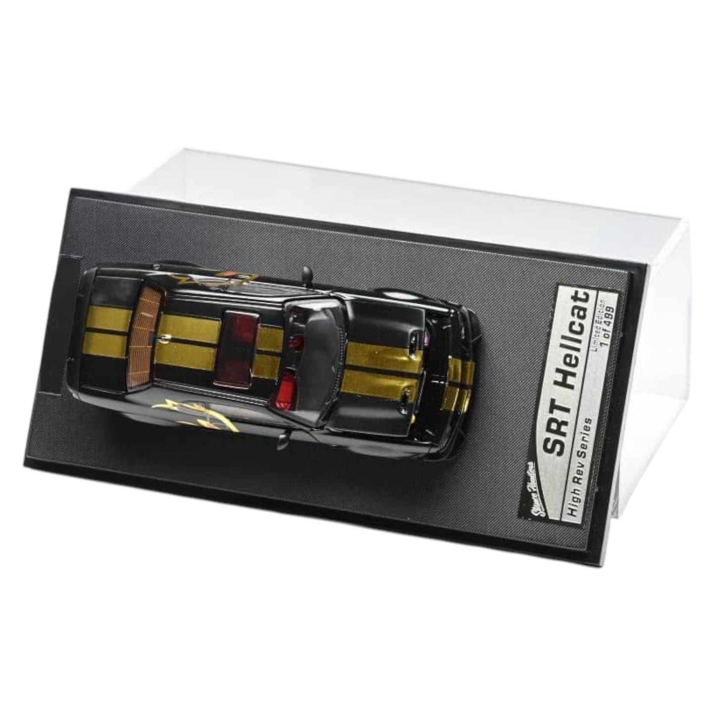 Stance Hunters - Pre-Order - Dodge Challenger SRT Hellcat, black-gold - SH64-HELL-BLKG