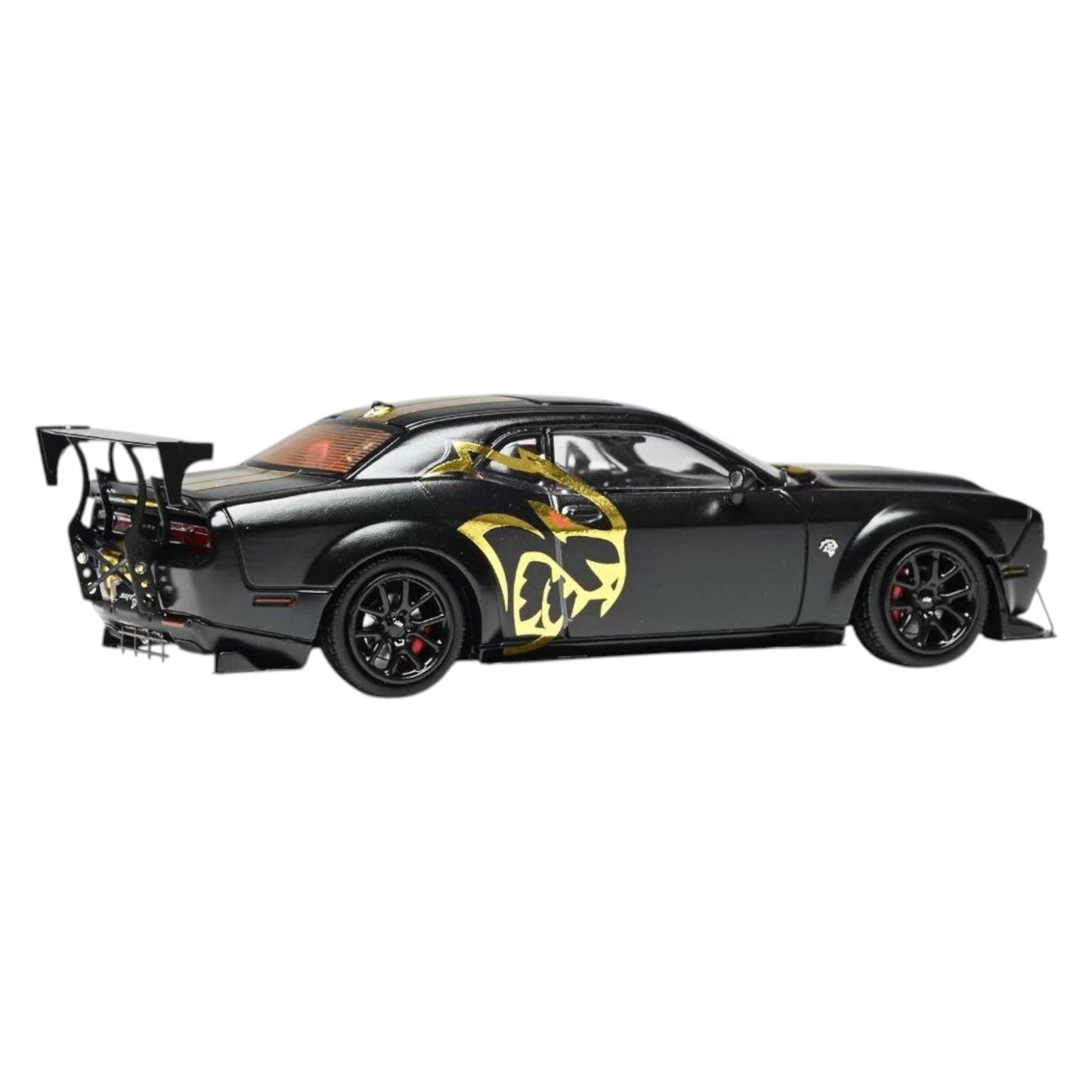 Stance Hunters - Pre-Order - Dodge Challenger SRT Hellcat, black-gold - SH64-HELL-BLKG