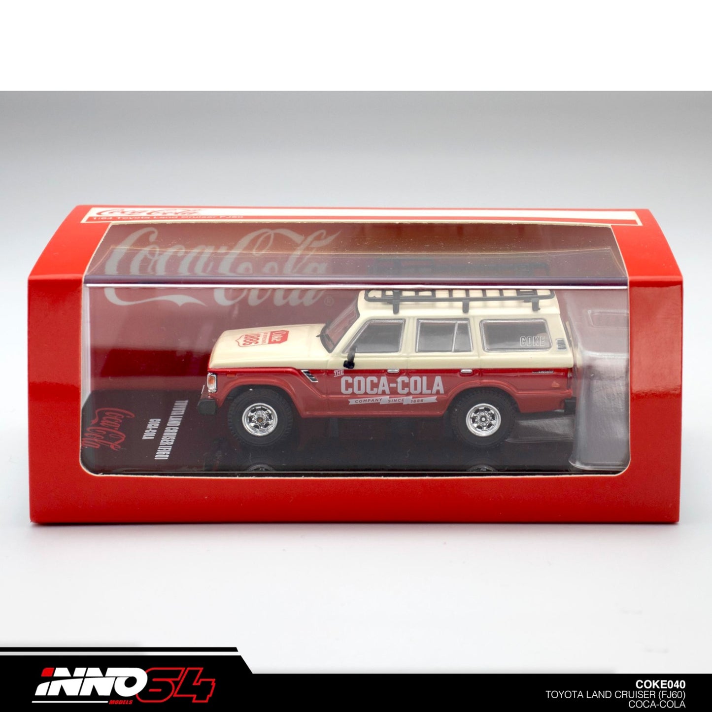 INNO64 - Toyota Land Cruiser (FJ60) Coca-Cola - IN64-COKE-040 - 1:64