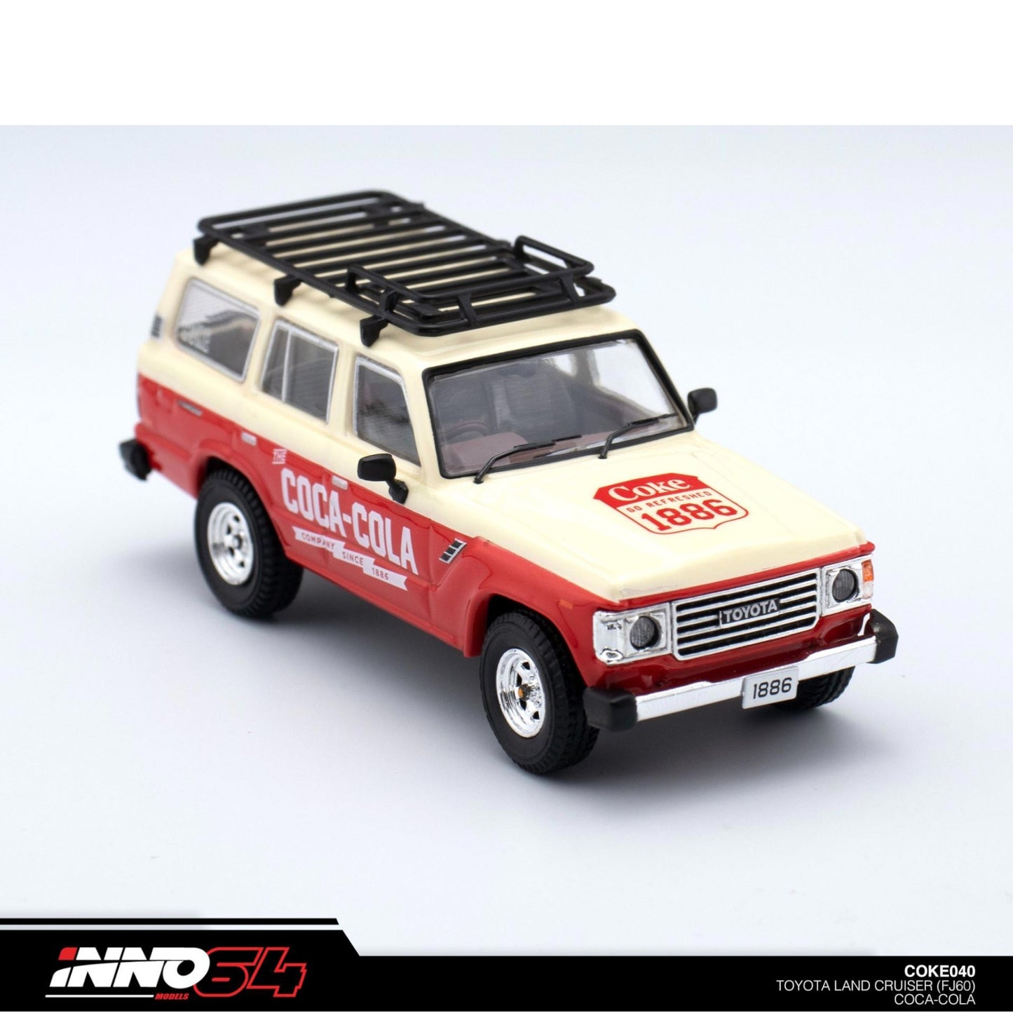 INNO64 - Toyota Land Cruiser (FJ60) Coca-Cola - IN64-COKE-040 - 1:64
