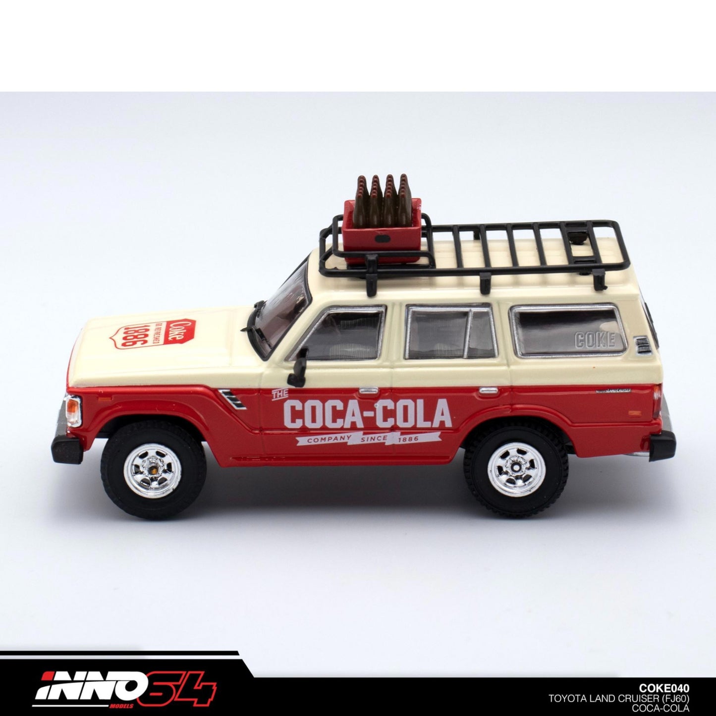 INNO64 - Toyota Land Cruiser (FJ60) Coca-Cola - IN64-COKE-040 - 1:64
