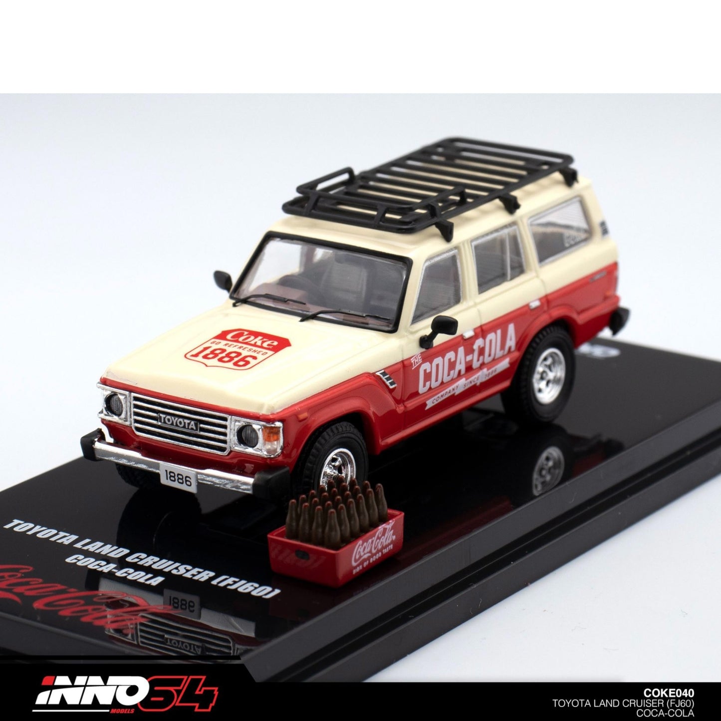 INNO64 - Toyota Land Cruiser (FJ60) Coca-Cola - IN64-COKE-040 - 1:64