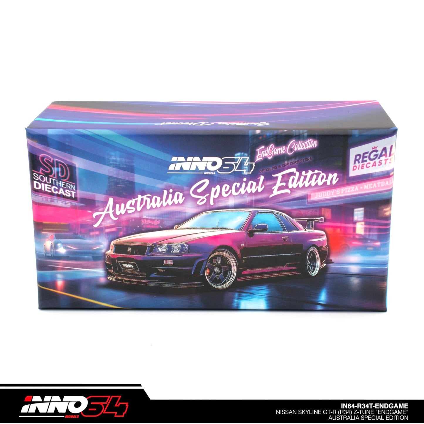 INNO64 - Nissan Skyline GT-R (R34) Z-Tune *Endgame* Australia Chase Car - IN64-R34ZT-ENDGAME