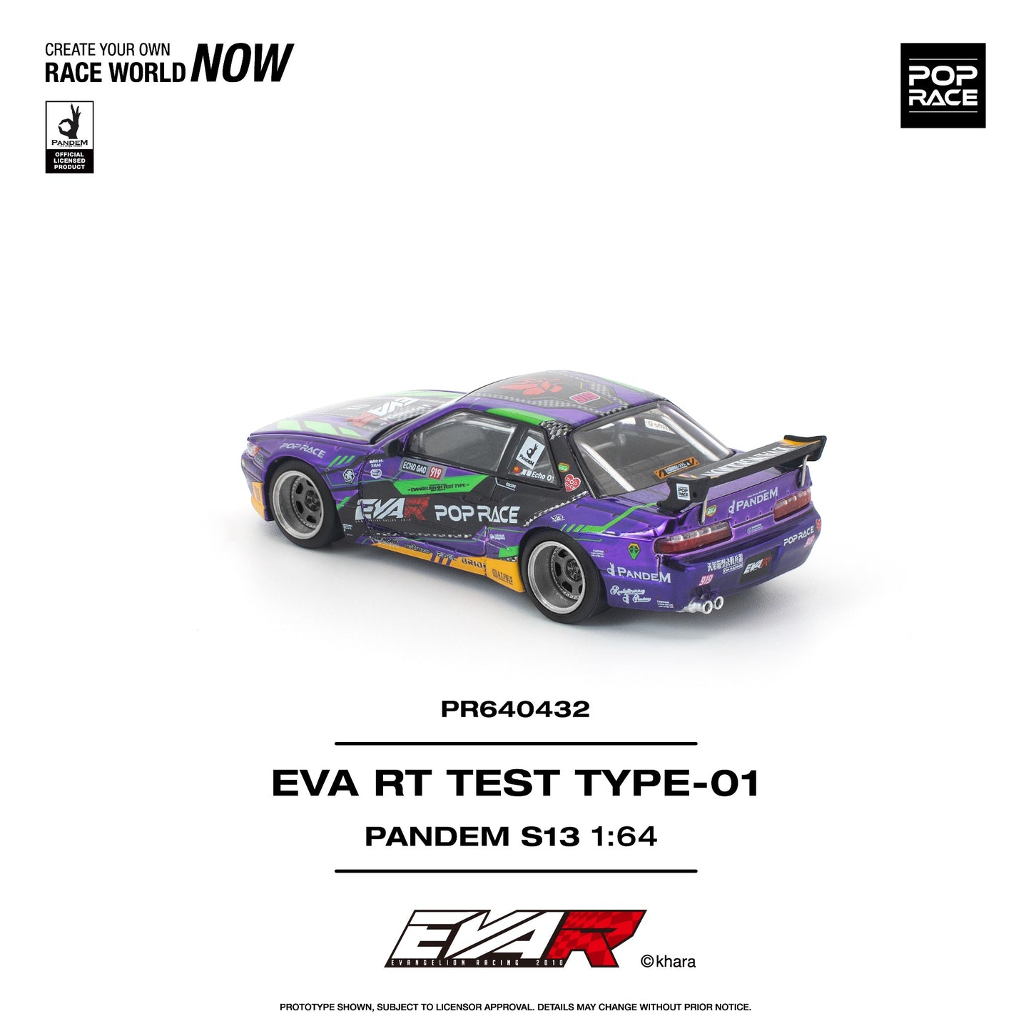 Pop Race - Pre-Order - Pandem S13 Eva RT Test Type-01 - PR640432