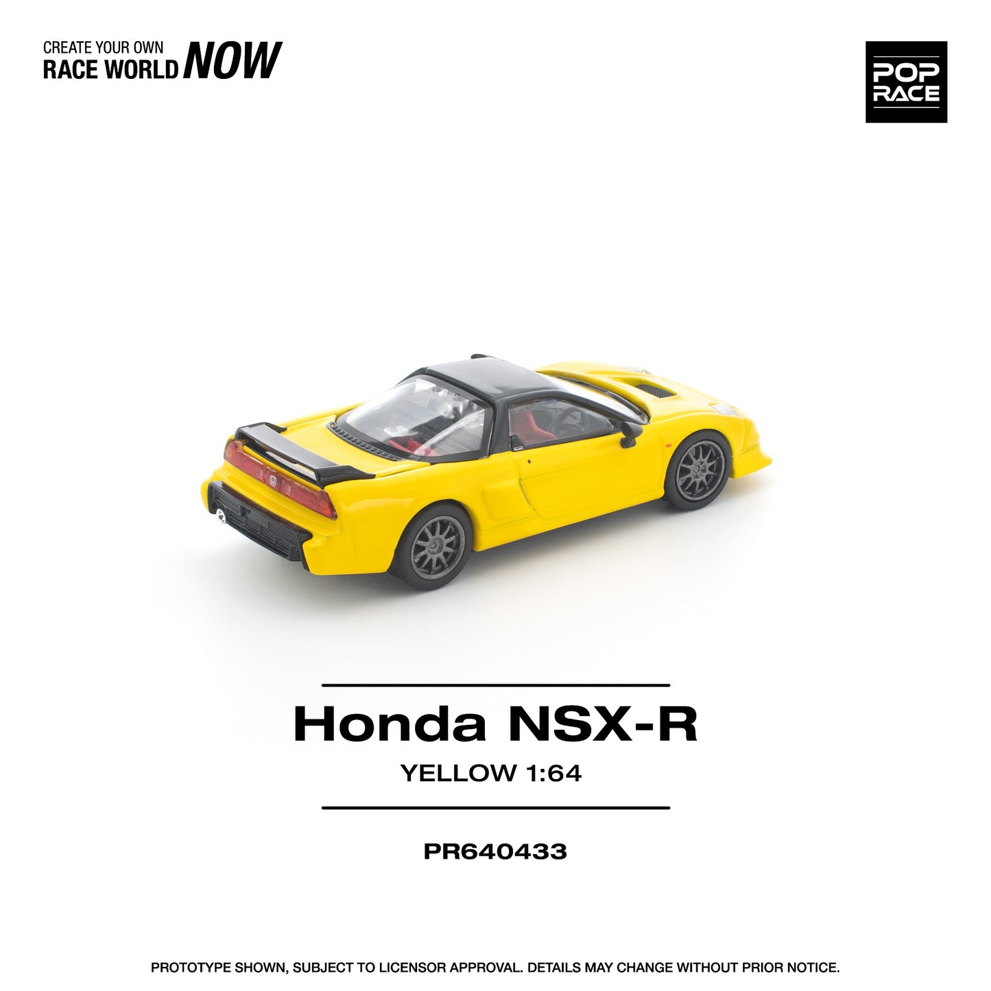 Pop Race - Pre-Order - Honda NSX-R, yellow - PR640433