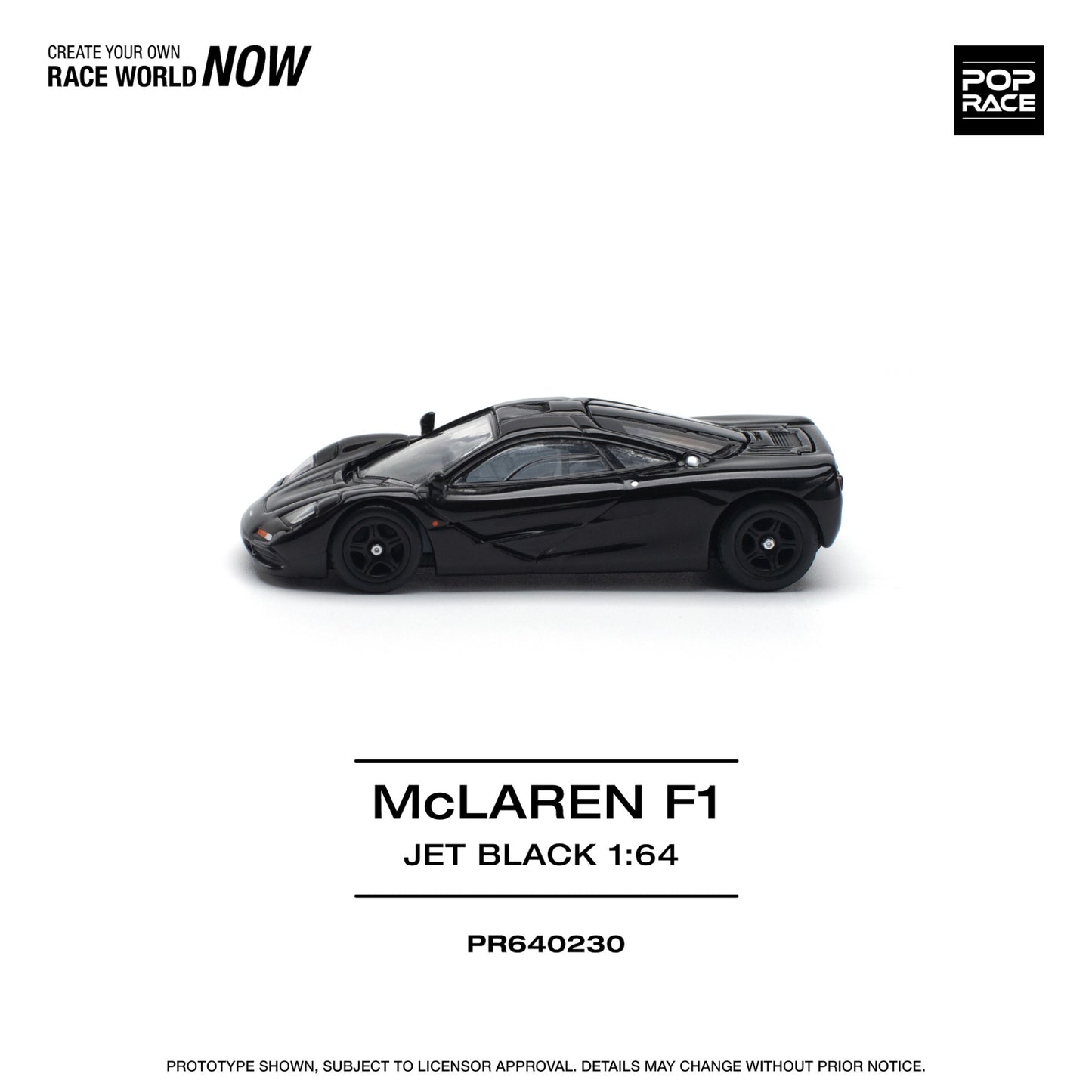 Pop Race - Pre-Order - McLaren F1, jet black - PR640230
