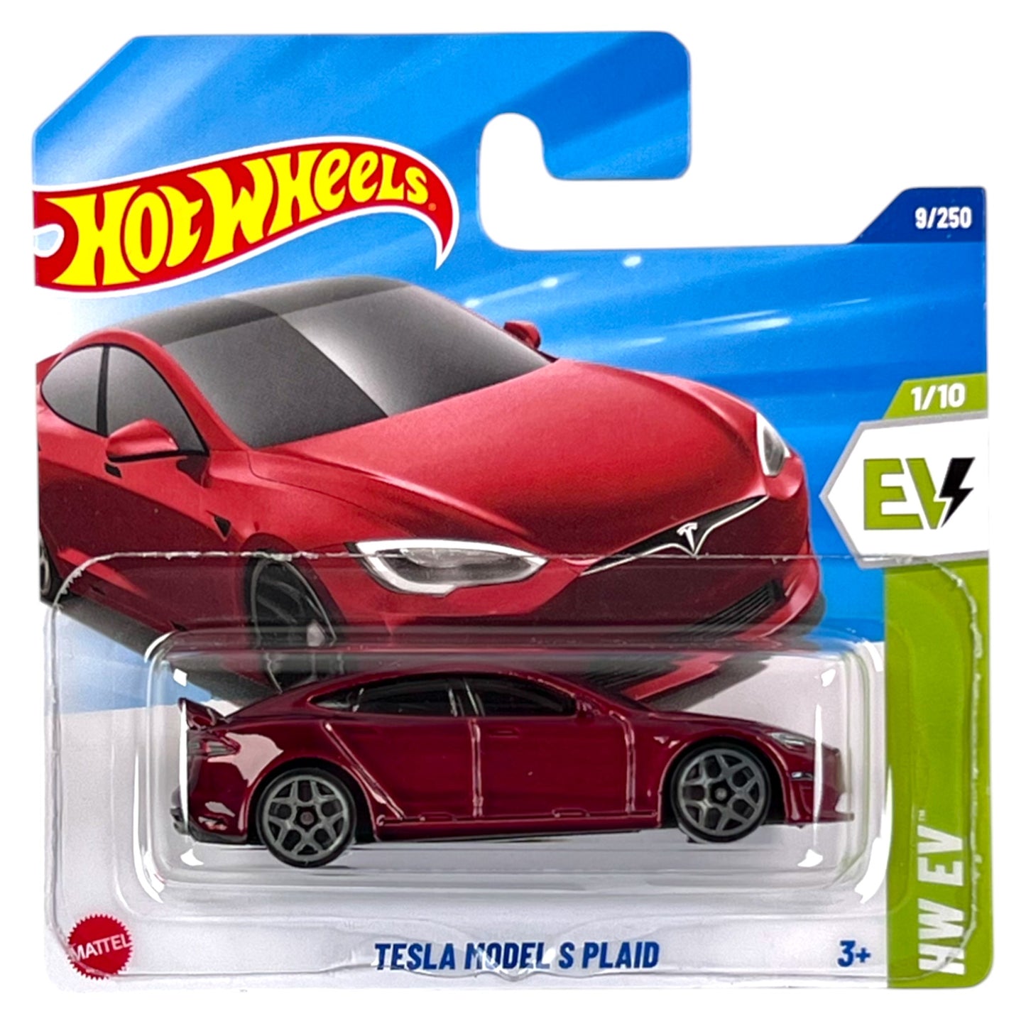 Hot Wheels 2025 - Tesla Model S Plaid - HW EV 1/10 - HYW86 - 9/250