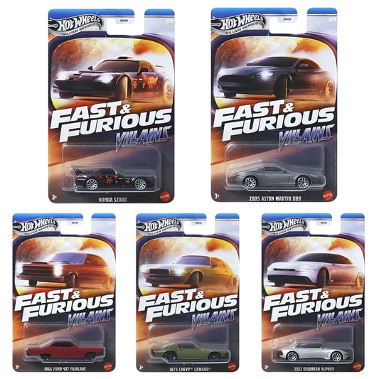Hot Wheels 2025 - Fast & Furious - Villains - Set