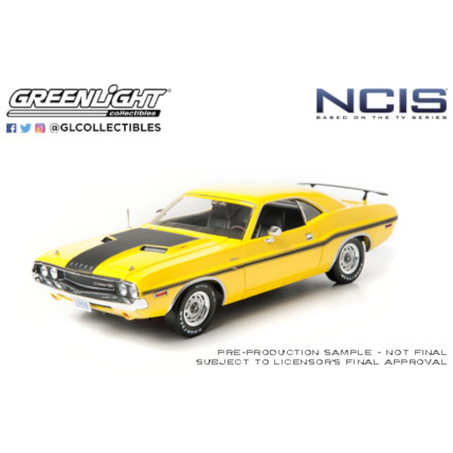 Greenlight - 1970 Dodge Challenger R/T - NCIS - Hollywood - 12845 - 1:18 - OVP