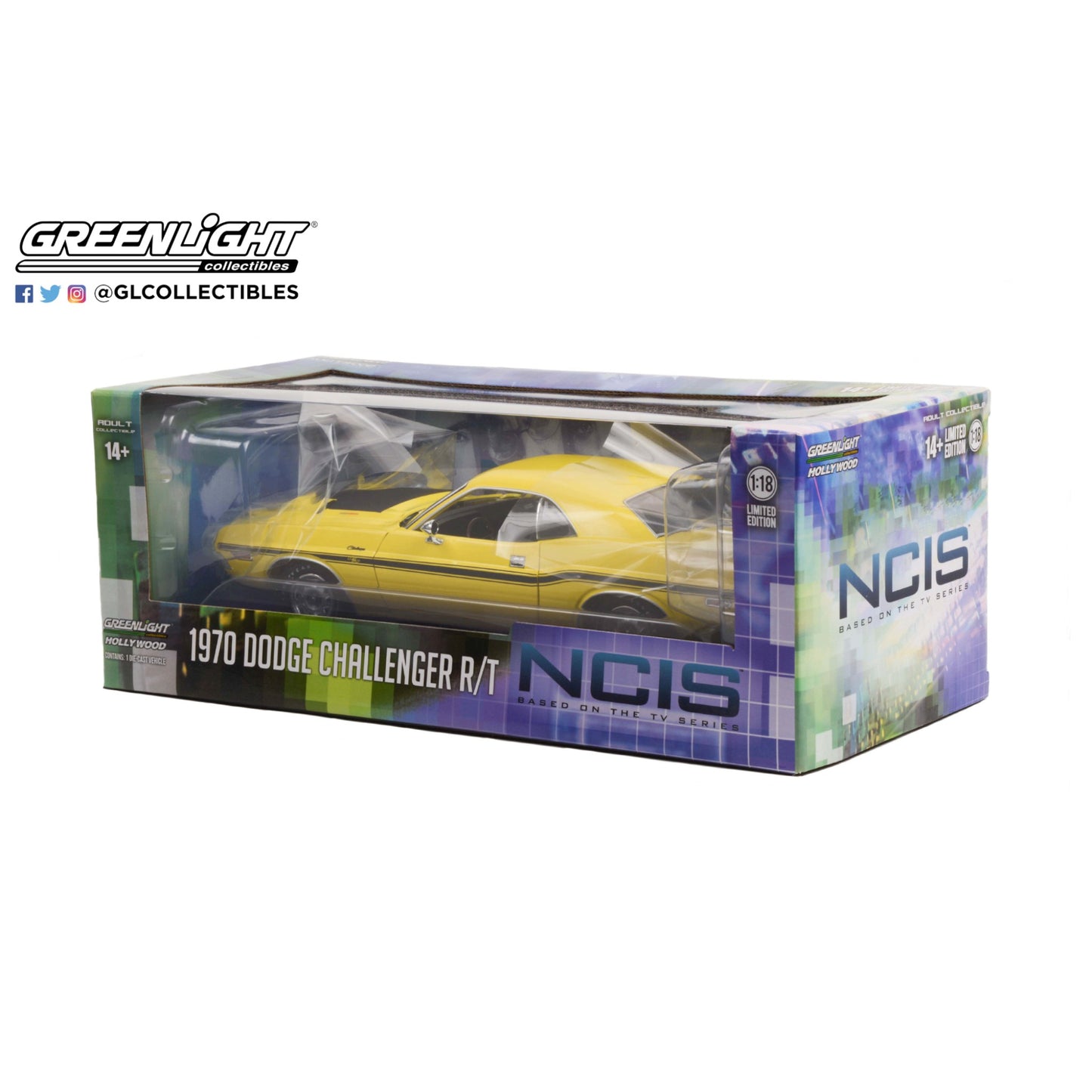 Greenlight - 1970 Dodge Challenger R/T - NCIS - Hollywood - 12845 - 1:18 - OVP