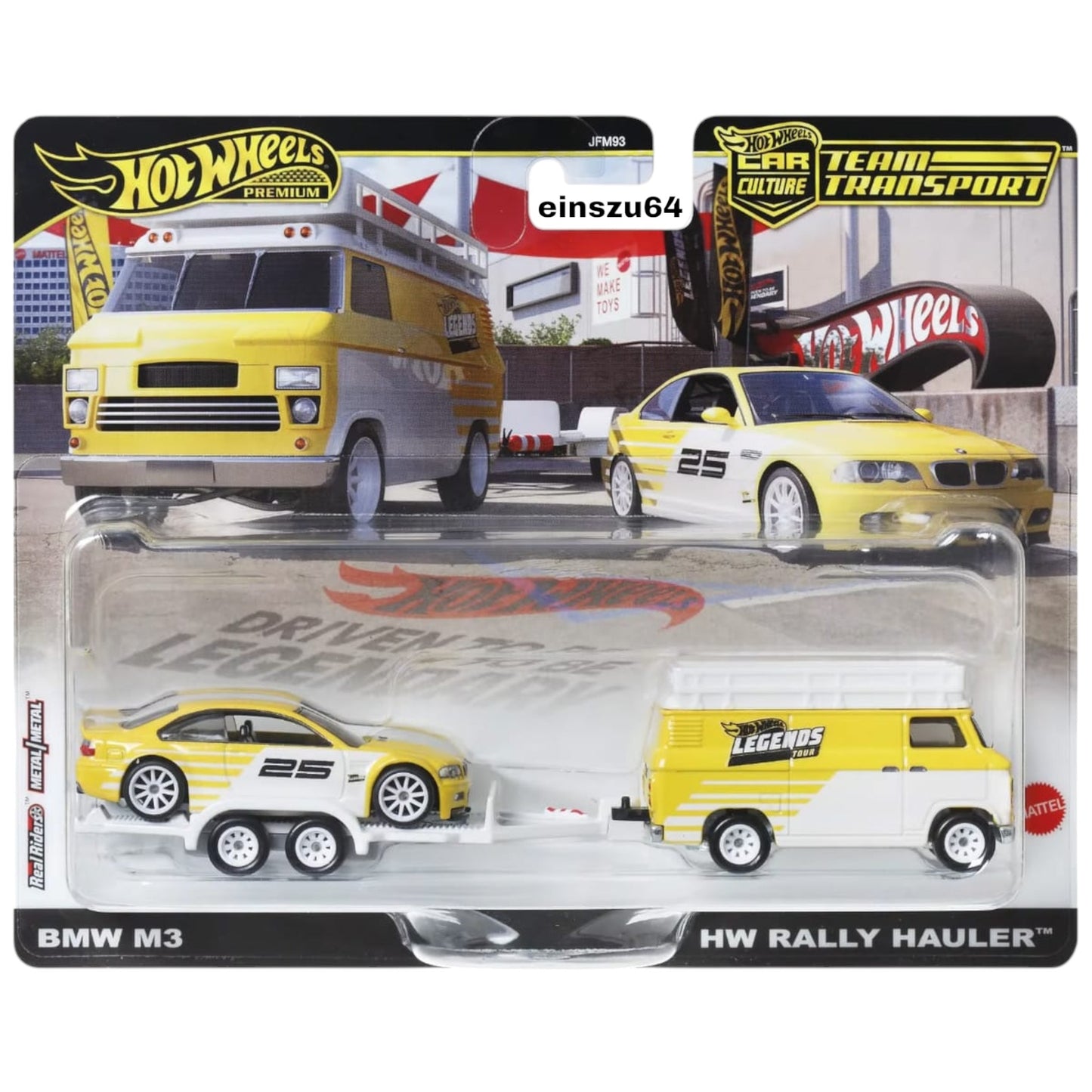 Hot Wheels 2025 - Team Transport - BMW M3 / Rally Hauler - Legends Tour - JFM93