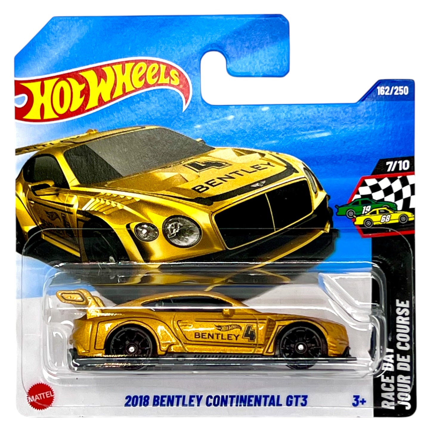 Hot Wheels 2025 - 2018 Bentley Continental GT3 - Race Day 7/10 - JBC18 - 162/250
