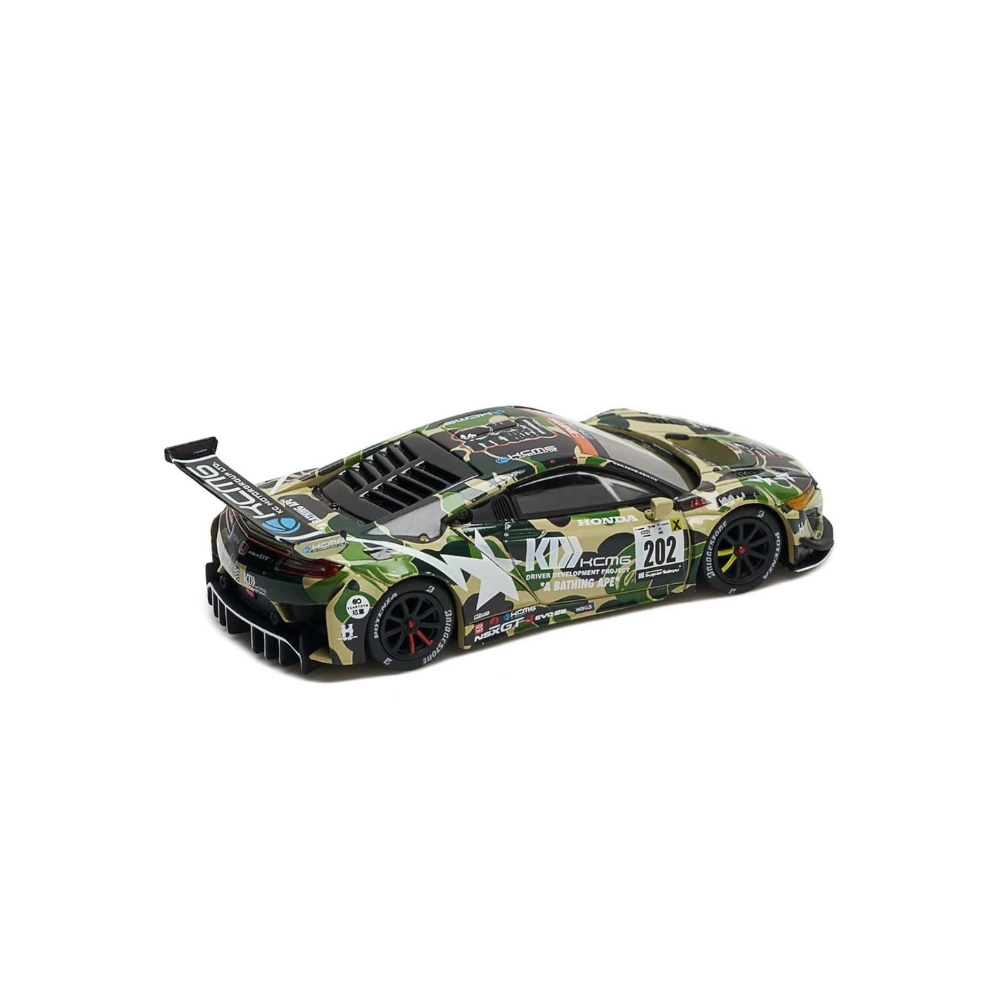Pop Race - Pre-Order - HONDA NSX GT3 EVO22 KCMG BATHING APE - PR640027