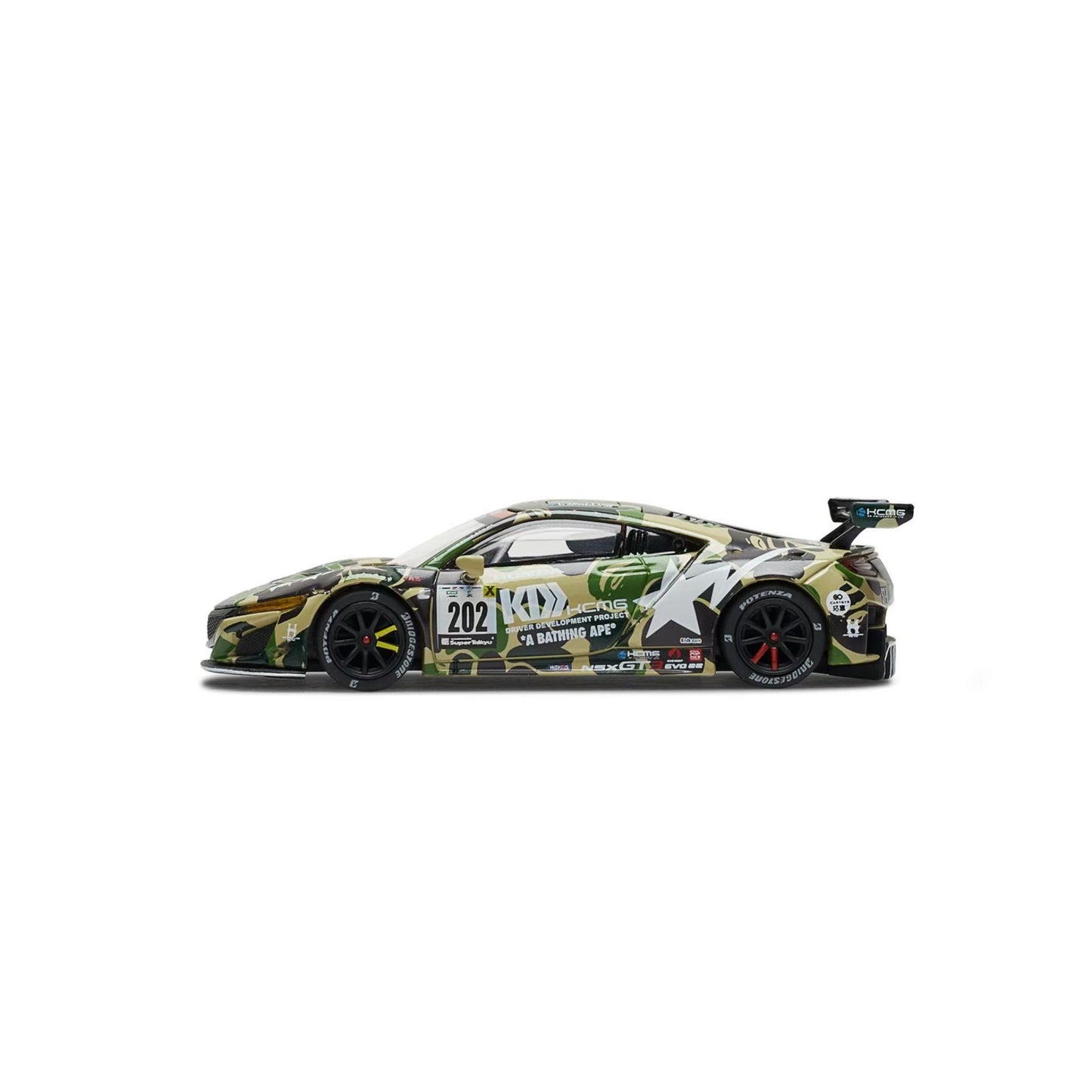 Pop Race - Pre-Order - HONDA NSX GT3 EVO22 KCMG BATHING APE - PR640027