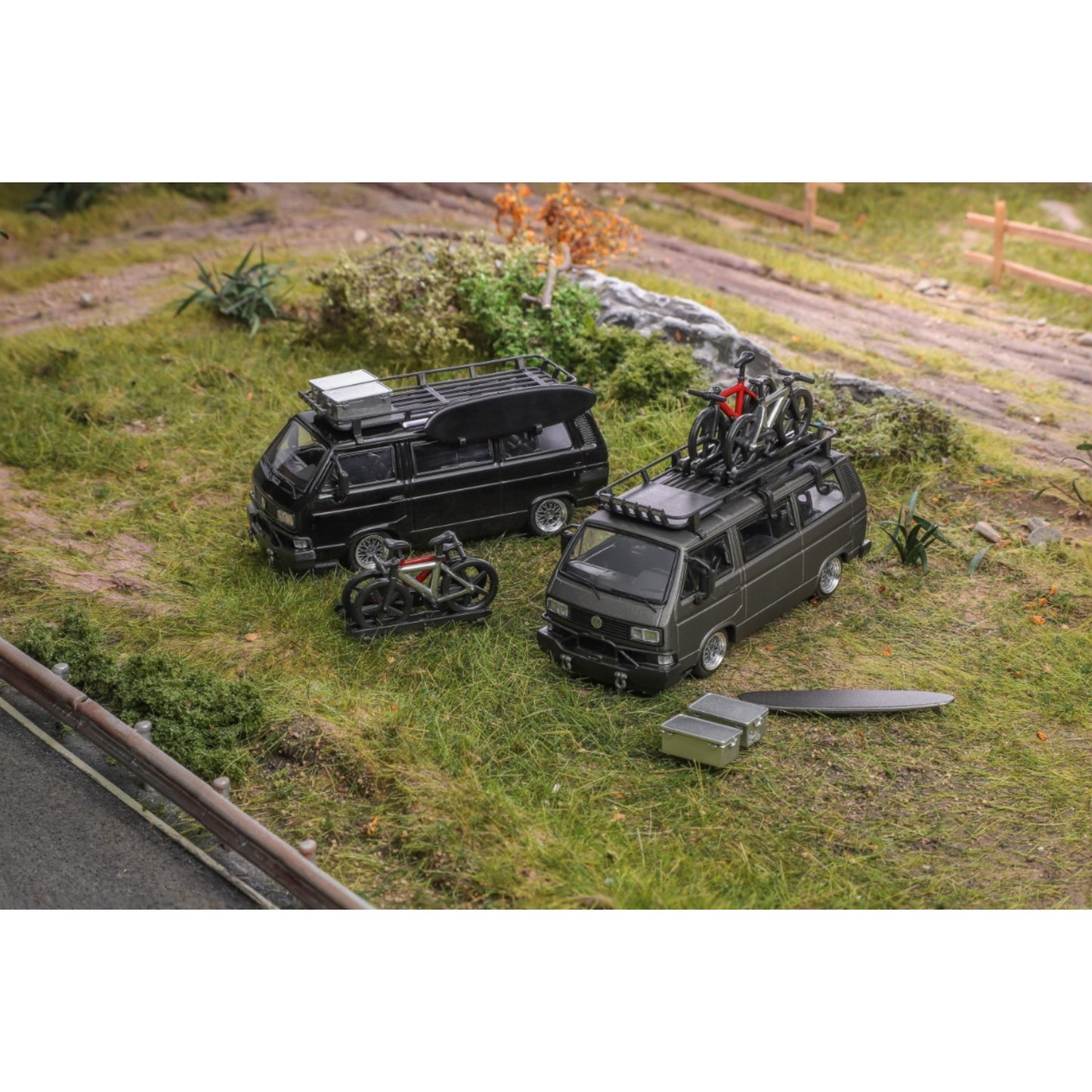 Mortal Diecast - Pre-Order - VW T3, black - with Accessories - HEC2025 exclusive - MO64-HEC25-T3-BLK