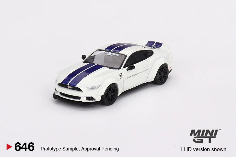 Mini GT - Ford Mustang GT LB Works, white - MGT00646 (LHD) - 1:64