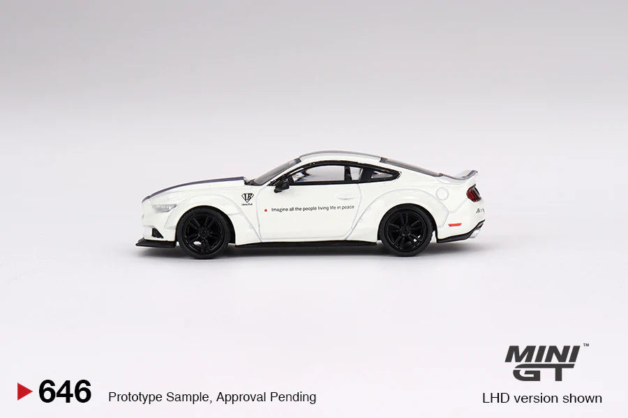 Mini GT - Ford Mustang GT LB Works, white - MGT00646 (LHD) - 1:64