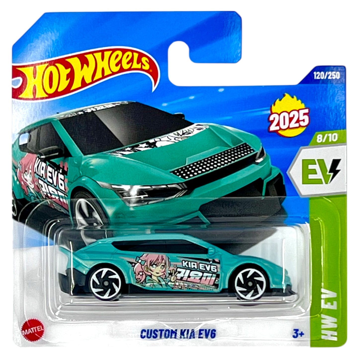 Hot Wheels 2025 - Custom Kia EV6 - HW EV 8/10 - HYX63 - 120/250