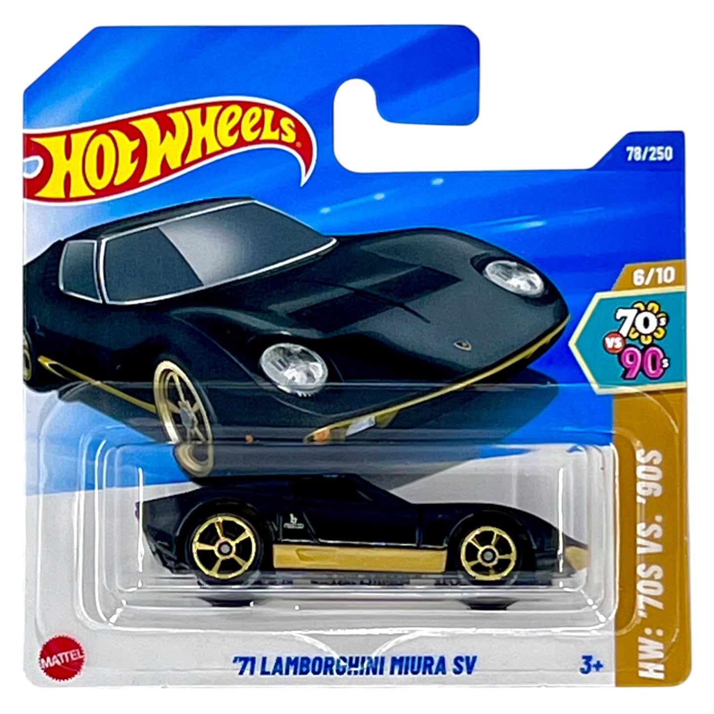 Hot Wheels 2025 - ´71 Lamborghini Miura SV - ´70s VS. `90s 6/10 - HYX73 - 78/250