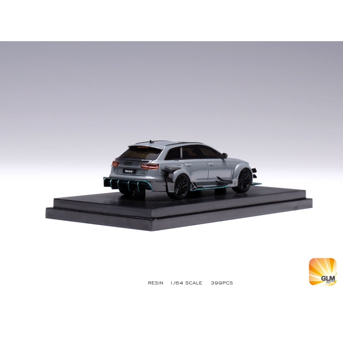 GLM-Models - 2017 DarwinPro Widebody RS6 Avant Race - Cement Grey - GLM640401