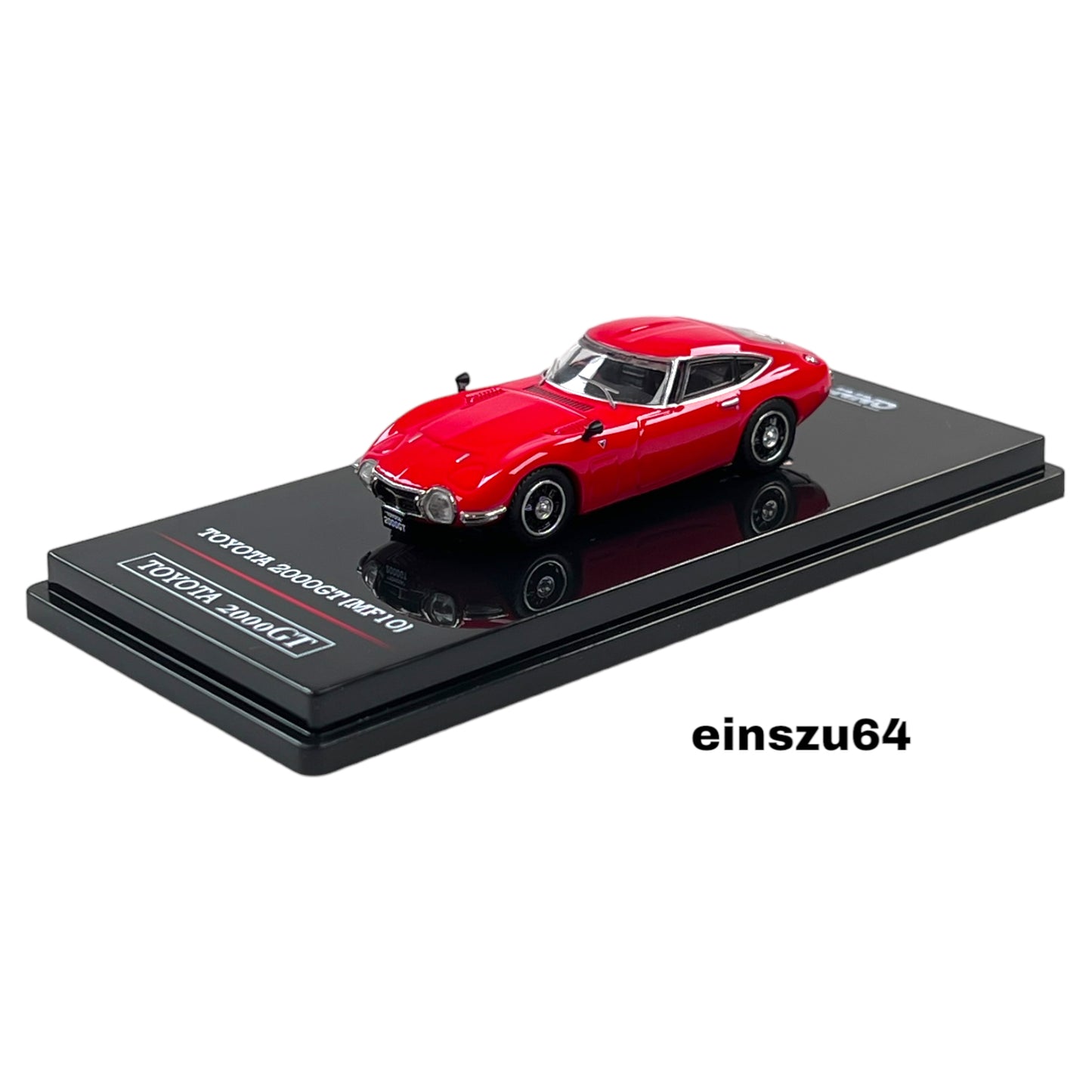 INNO64 - Toyota 2000GT, solar red - 1:64 - IN64-2000GT-RED