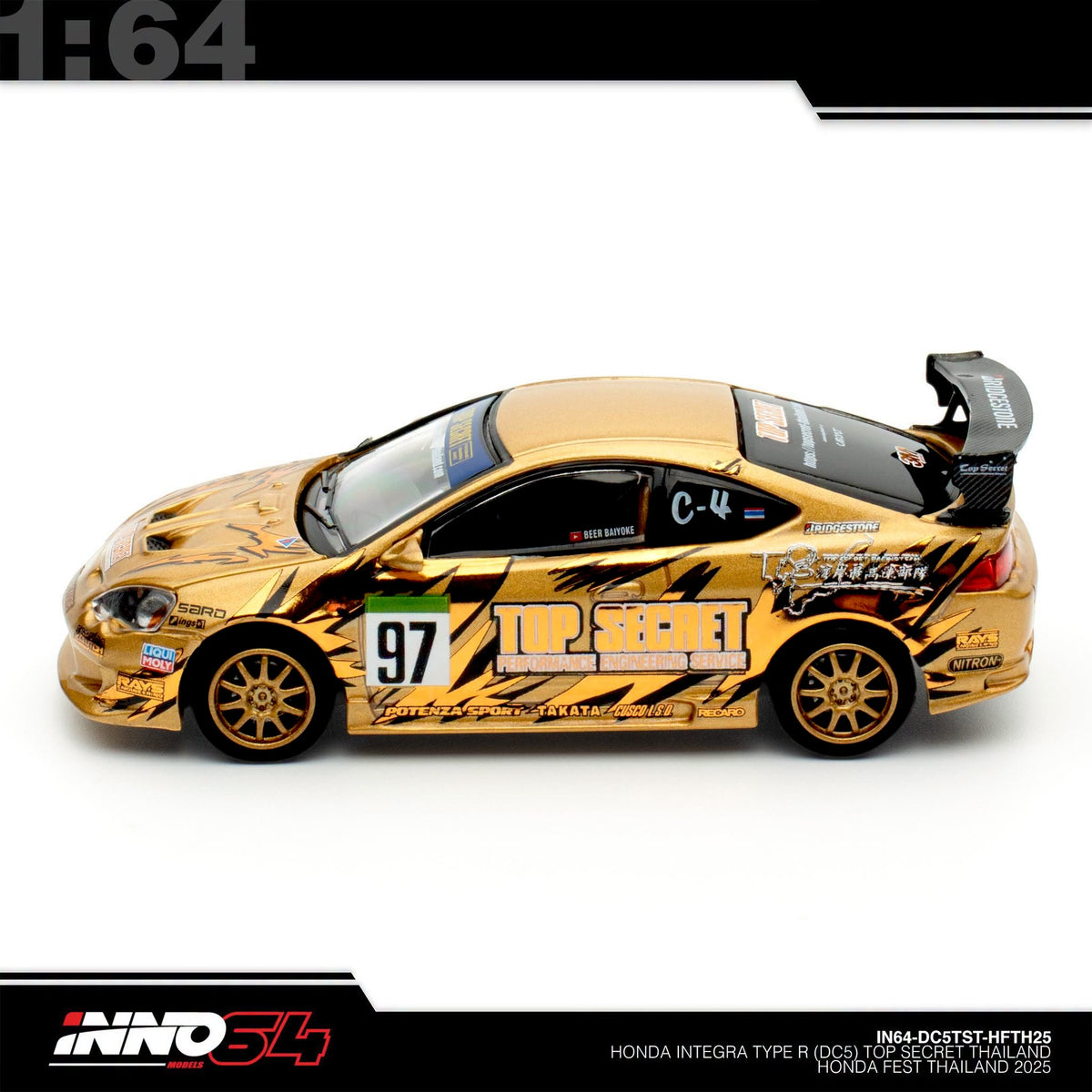 INNO64 - HONDA INTEGRA Type R (DC5) TOP SECRET Thailand Honda Fest Thailand 2025"