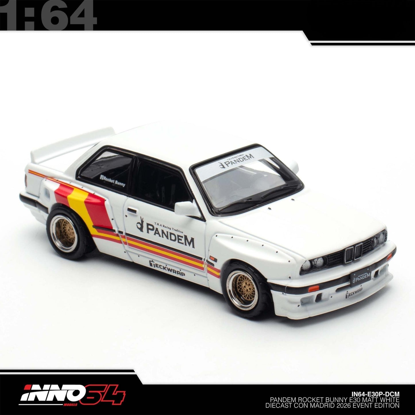 INNO64 - Pandem Rocket Bunny E30 - Diecast Con 2026 Madrid - IN64-E30P-DCM