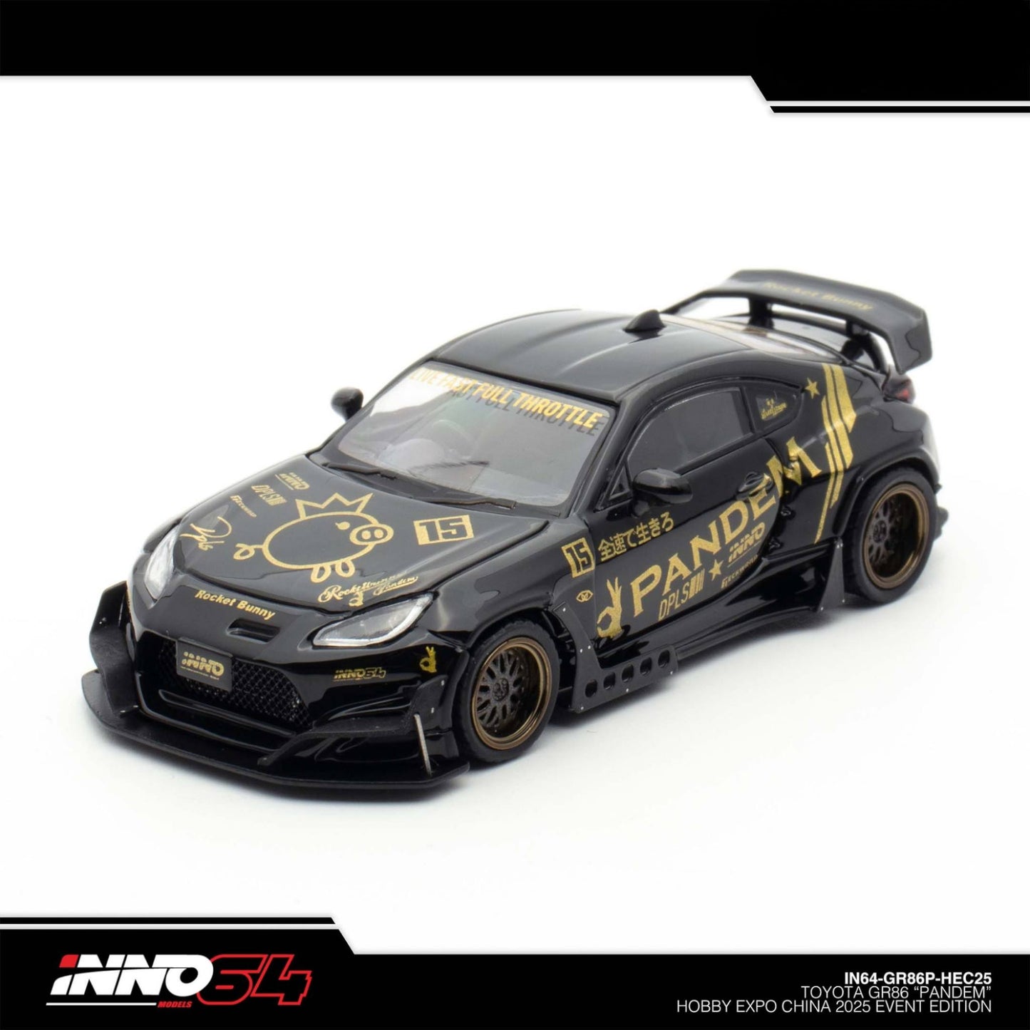 INNO64 - Pre-Order - Toyota GR86 "Pandem" Hobby Expo China 2025 Event Edition - IN64-GR86P-HEC25