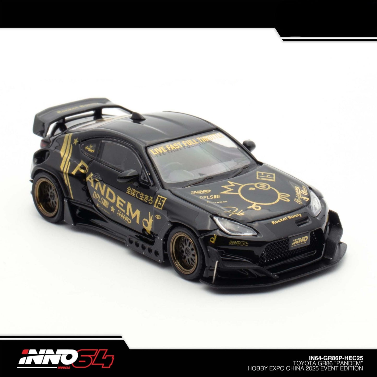 INNO64 - Pre-Order - Toyota GR86 "Pandem" Hobby Expo China 2025 Event Edition - IN64-GR86P-HEC25