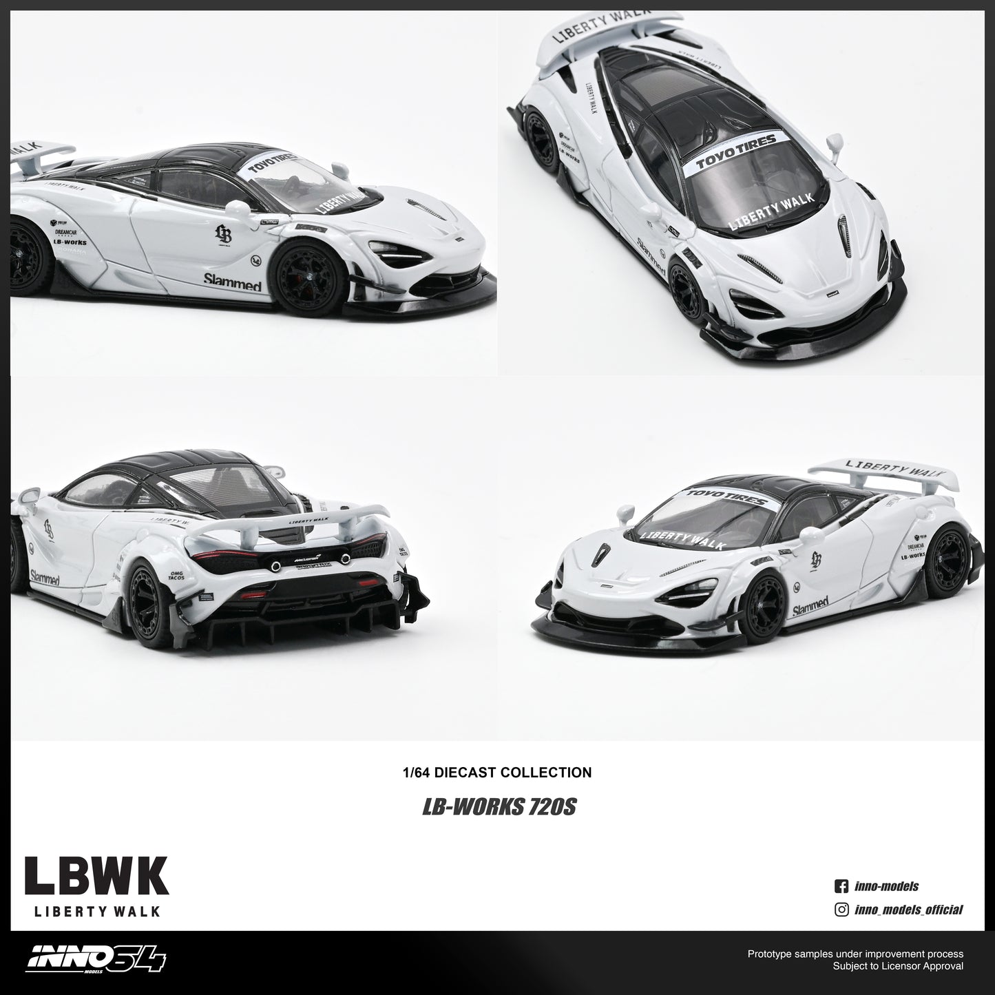 INNO64 - Pre-Order - LIBERTY WALK 720S - IN64-LBWK720S-01