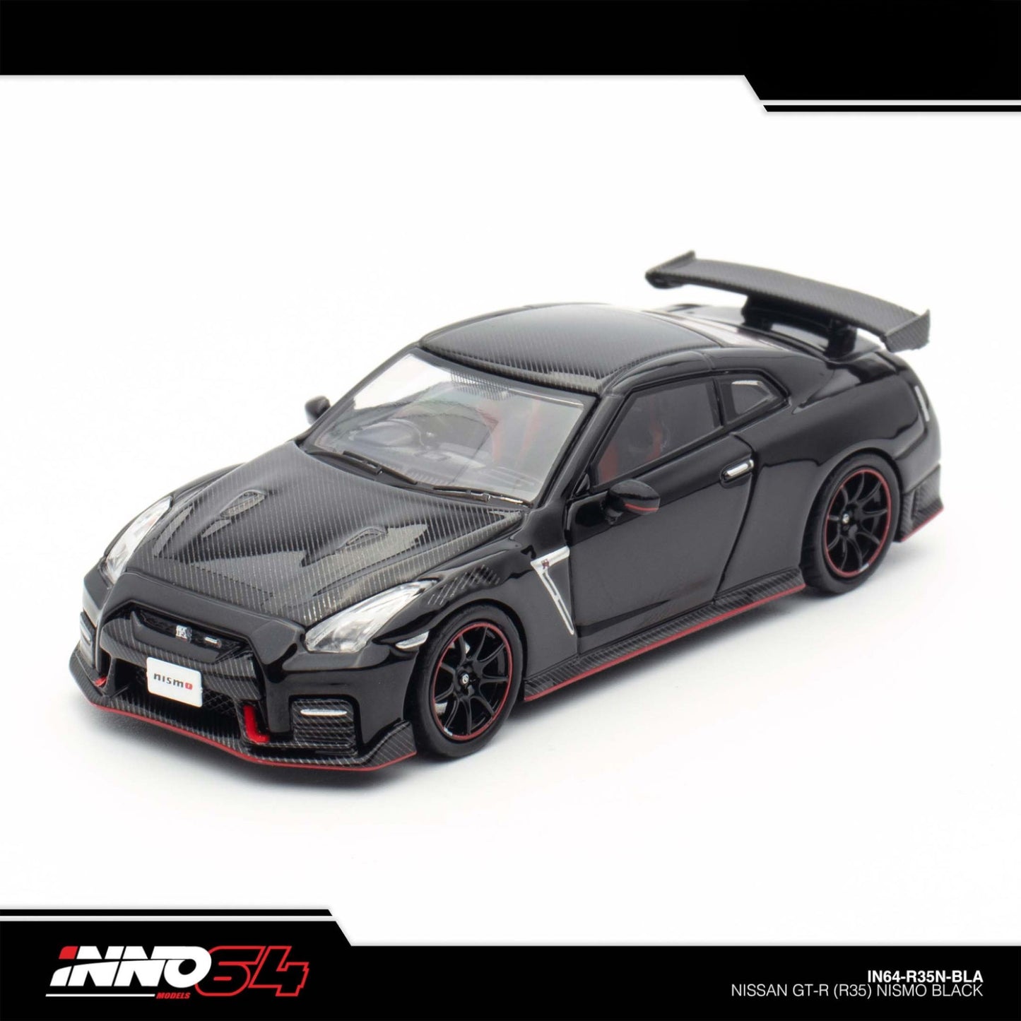 INNO64 - Pre-Order - NISSAN GT-R (R35) NISMO Black - IN64-R35N-BLA