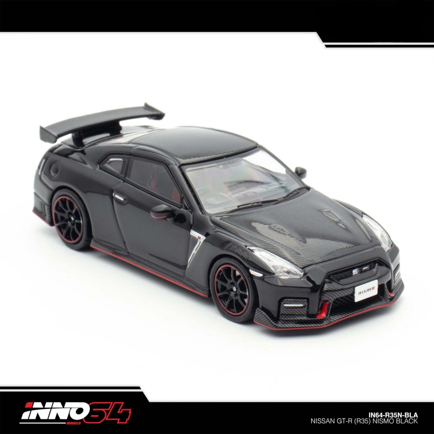INNO64 - Pre-Order - NISSAN GT-R (R35) NISMO Black - IN64-R35N-BLA