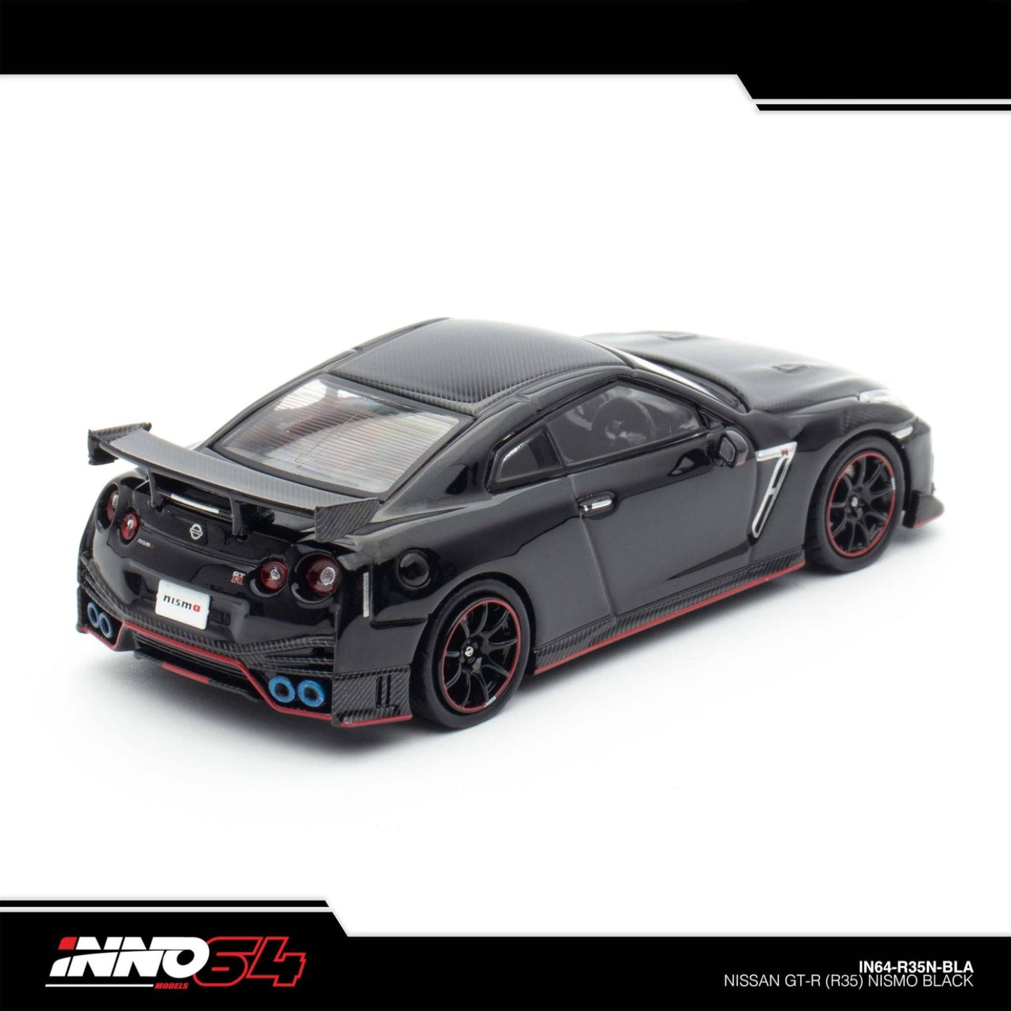 INNO64 - Pre-Order - NISSAN GT-R (R35) NISMO Black - IN64-R35N-BLA