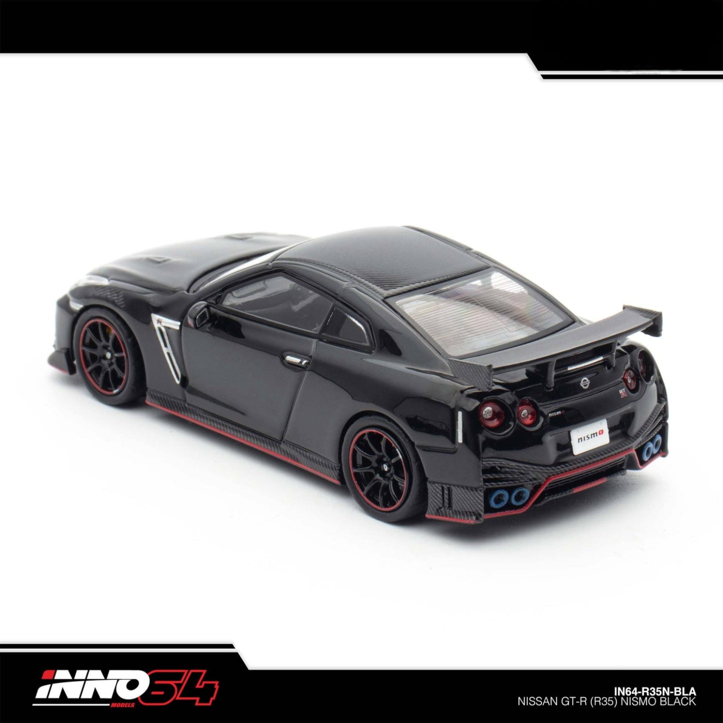 INNO64 - Pre-Order - NISSAN GT-R (R35) NISMO Black - IN64-R35N-BLA