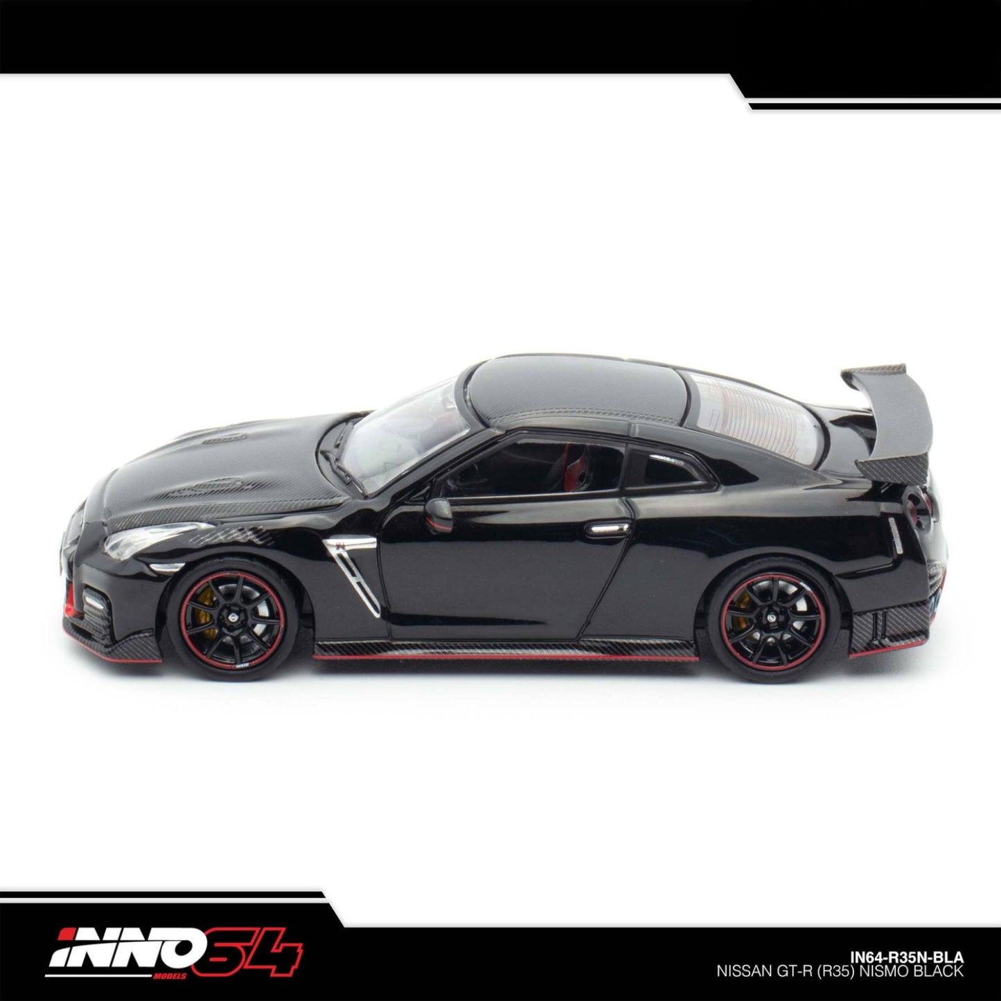 INNO64 - Pre-Order - NISSAN GT-R (R35) NISMO Black - IN64-R35N-BLA