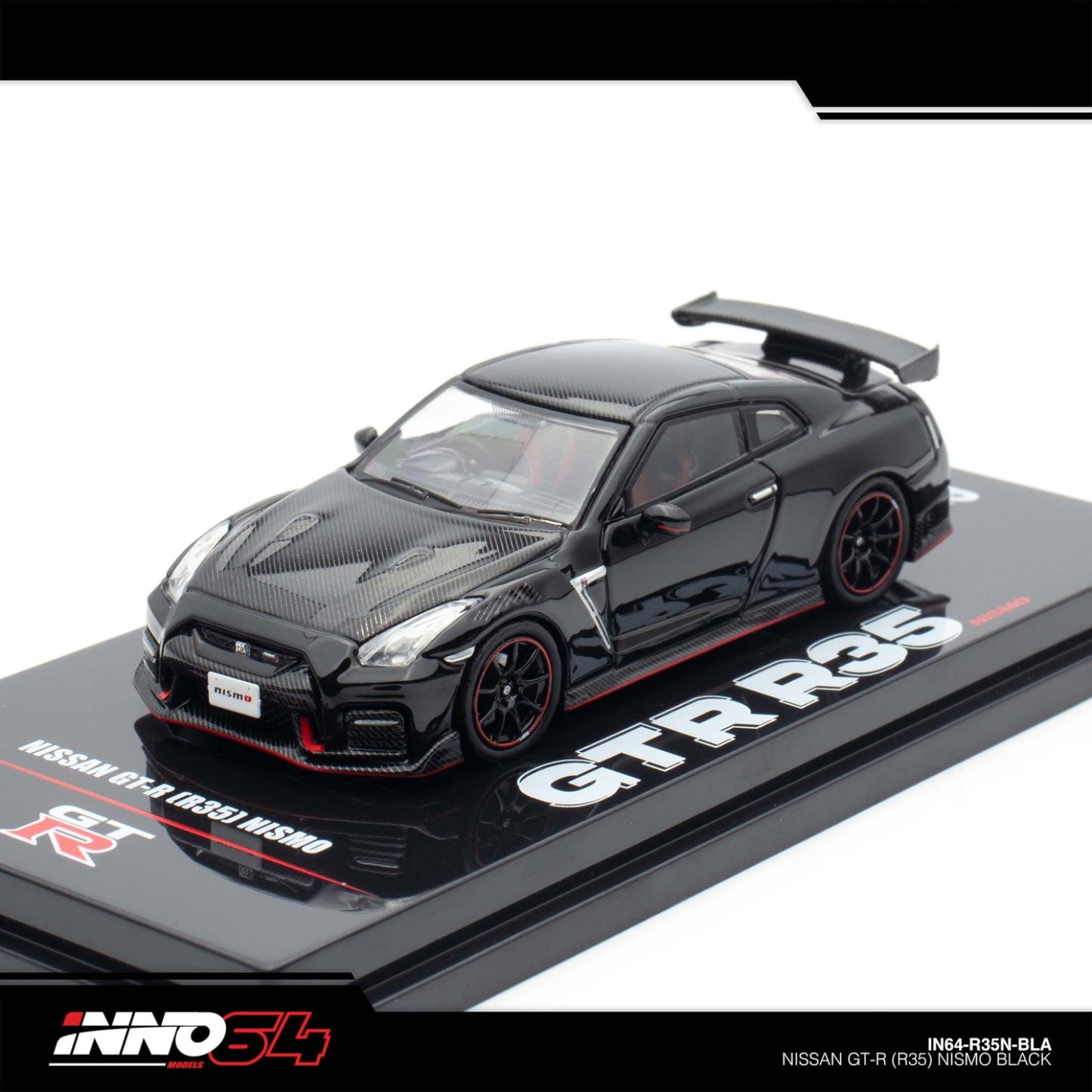 INNO64 - Pre-Order - NISSAN GT-R (R35) NISMO Black - IN64-R35N-BLA