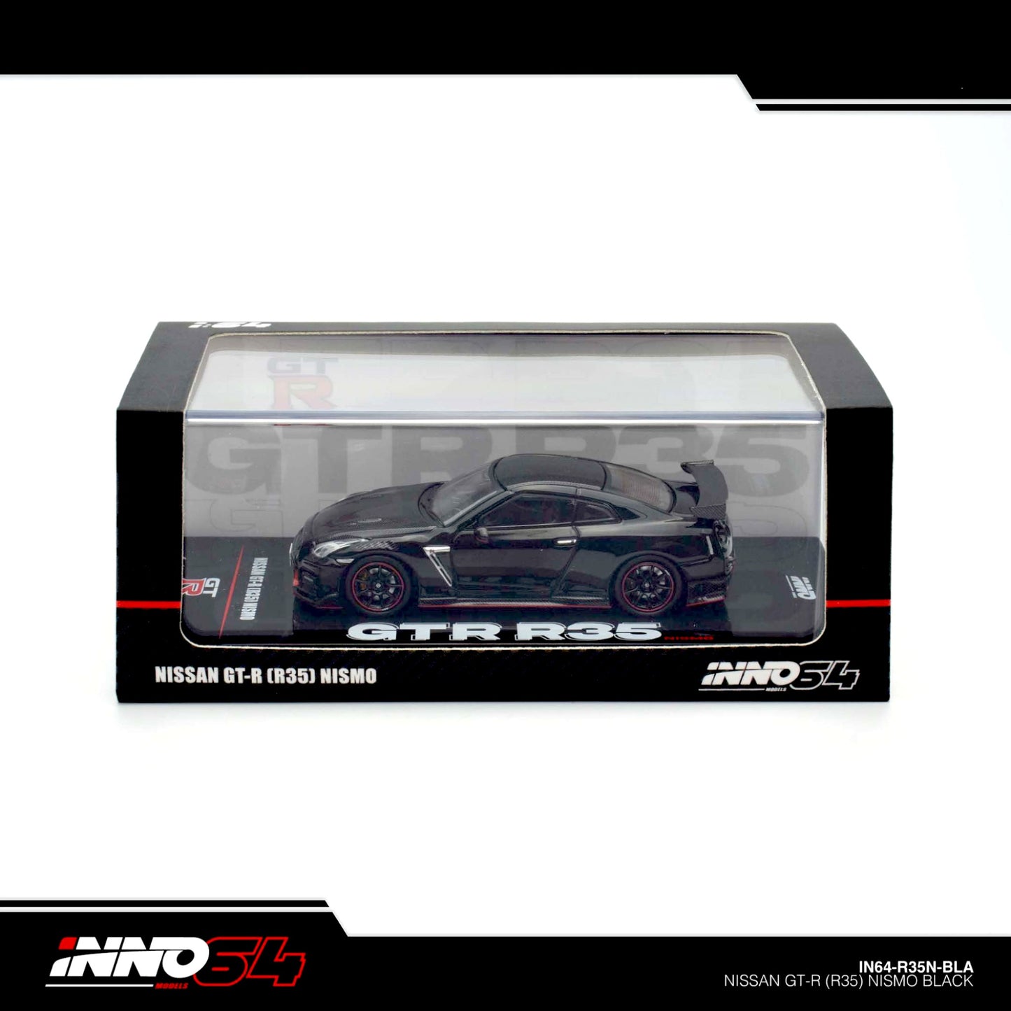 INNO64 - Pre-Order - NISSAN GT-R (R35) NISMO Black - IN64-R35N-BLA