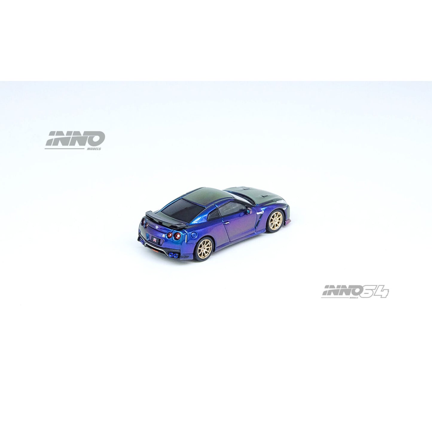 INNO64 - Nissan GT-R (R35) T-Spec, midnight purple - 1:64 - IN64-R35TS-MP