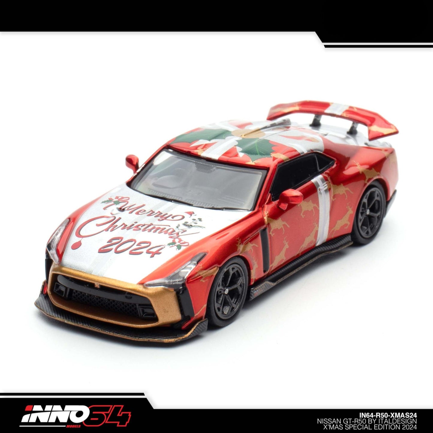 INNO64 - Nissan GT-R50 *XMAS 2024* Edition - IN64-R50-XMAS24