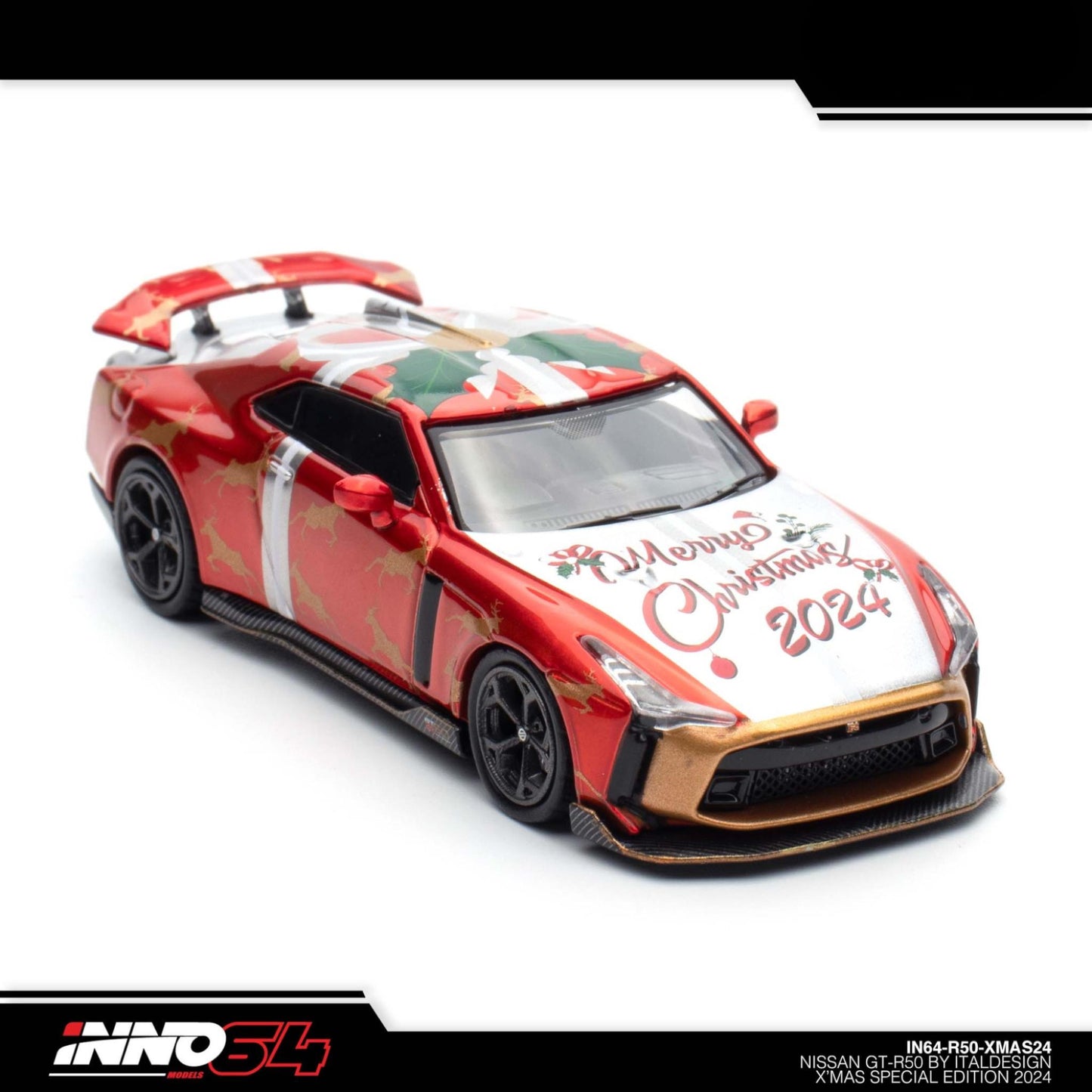 INNO64 - Nissan GT-R50 *XMAS 2024* Edition - IN64-R50-XMAS24
