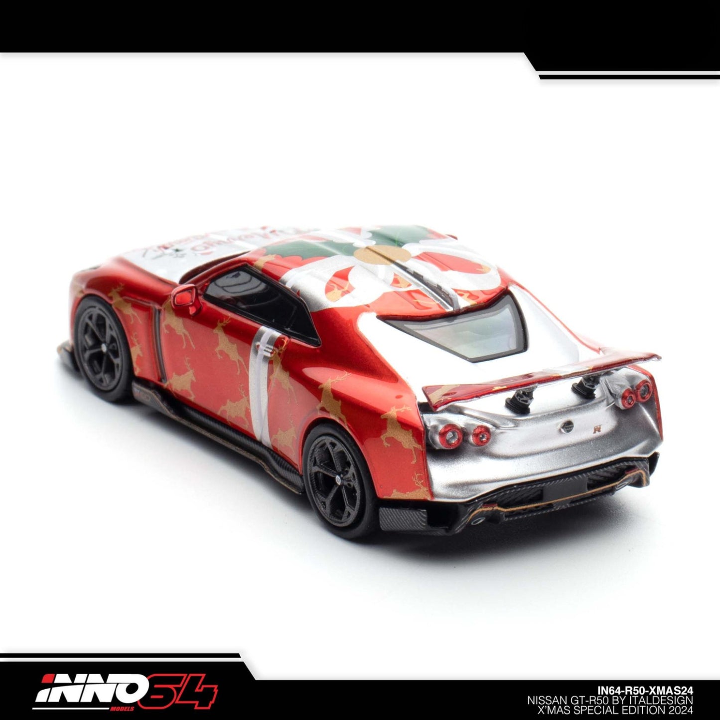 INNO64 - Nissan GT-R50 *XMAS 2024* Edition - IN64-R50-XMAS24