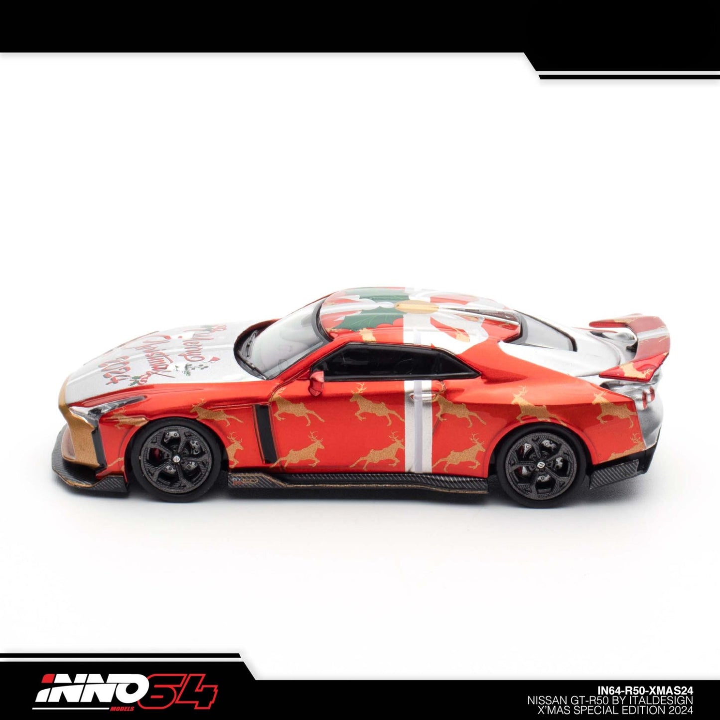 INNO64 - Nissan GT-R50 *XMAS 2024* Edition - IN64-R50-XMAS24