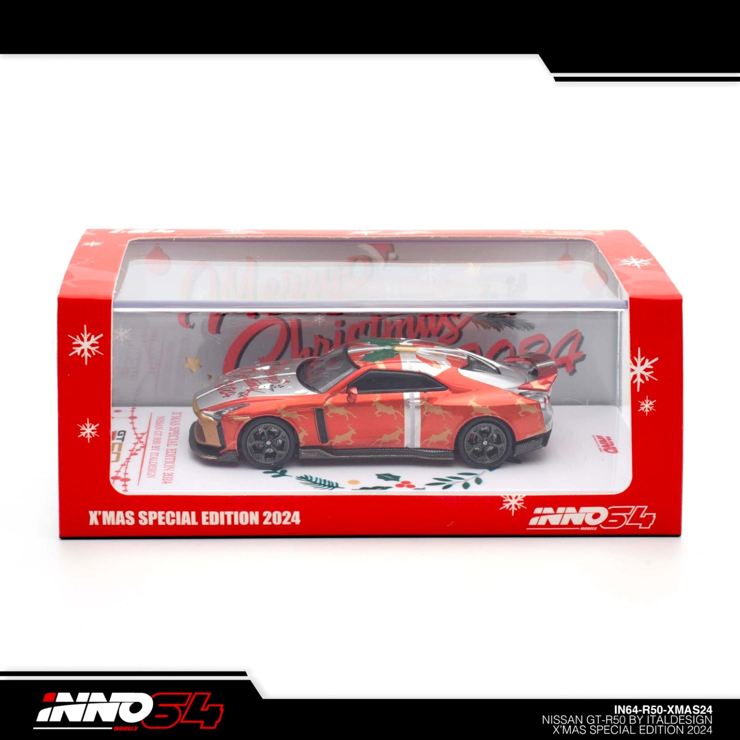INNO64 - Nissan GT-R50 *XMAS 2024* Edition - IN64-R50-XMAS24
