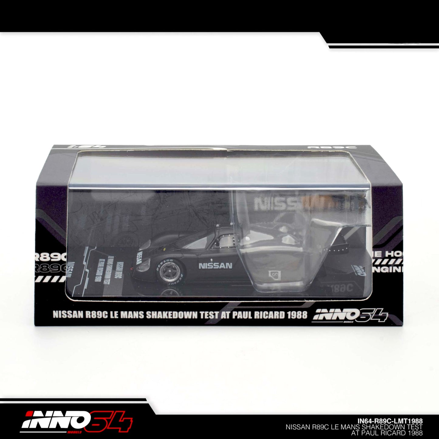 INNO64 - Pre-Order - Nissan R89C 1988 Le Mans Shake Down Test At Paul Ricard - IN64-R89C-LMT1988