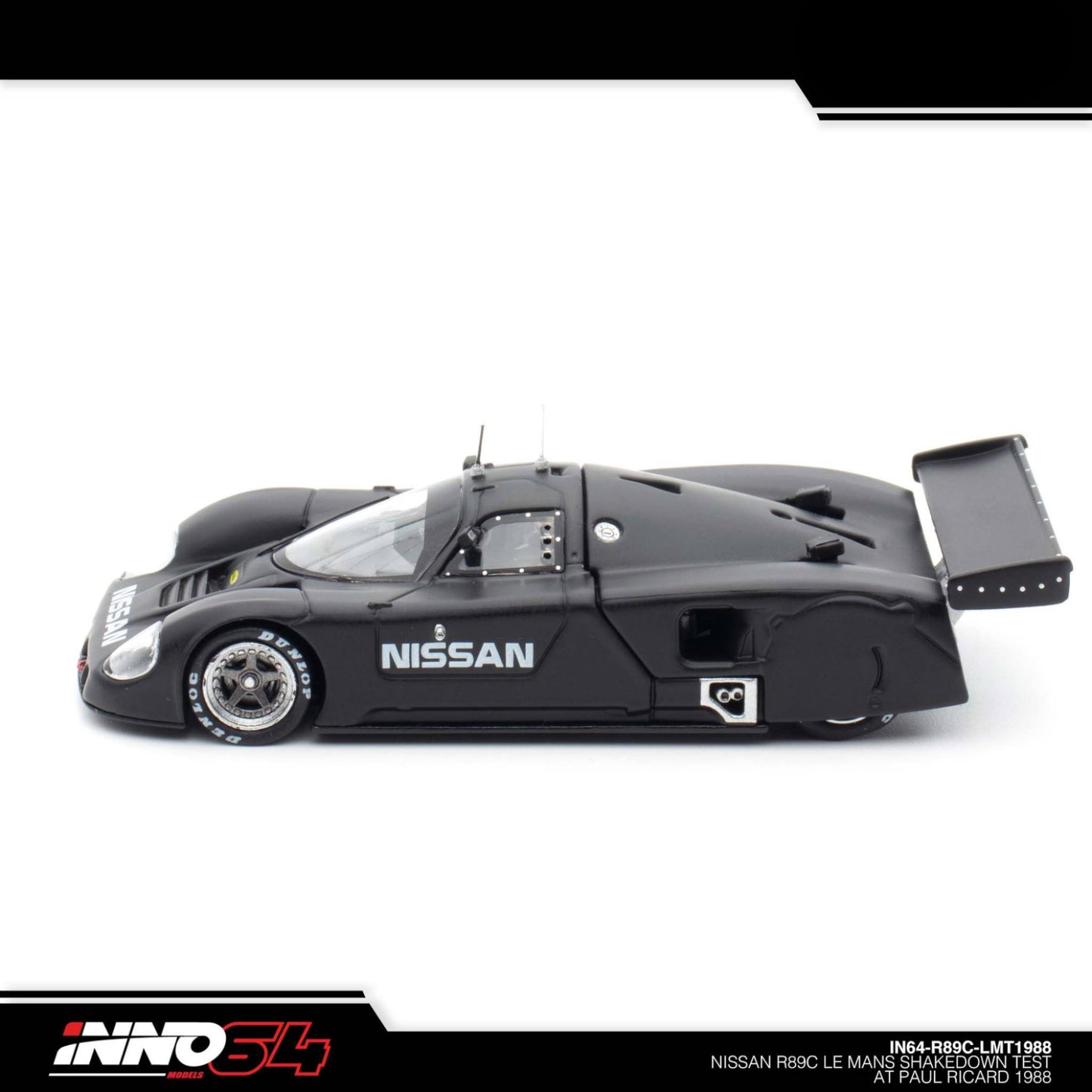 INNO64 - Pre-Order - Nissan R89C 1988 Le Mans Shake Down Test At Paul Ricard - IN64-R89C-LMT1988