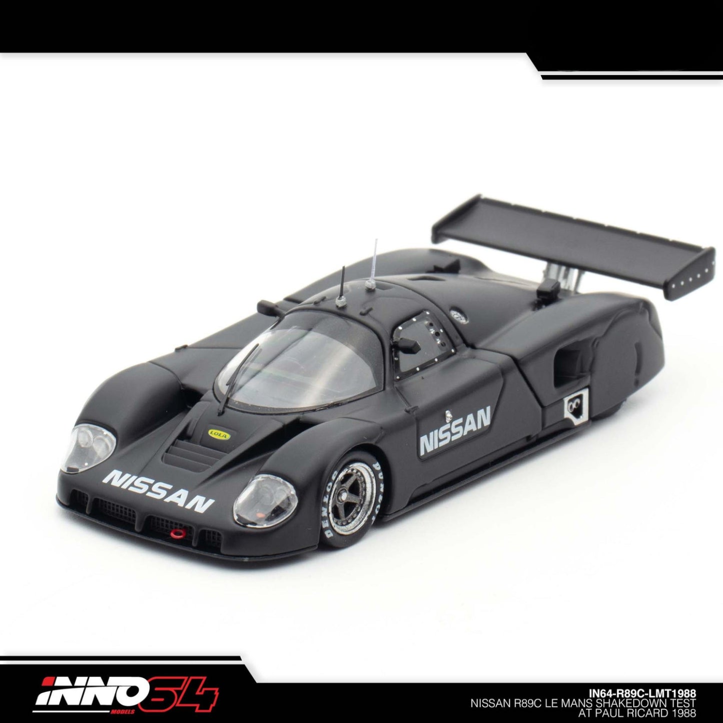 INNO64 - Pre-Order - Nissan R89C 1988 Le Mans Shake Down Test At Paul Ricard - IN64-R89C-LMT1988